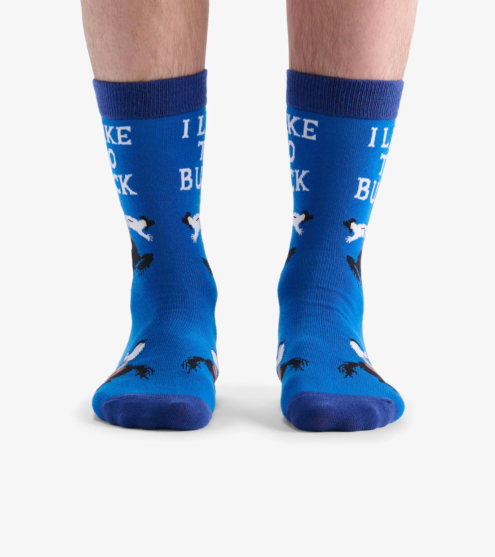 Men's I Like To Buck Crew Socks - Image 3