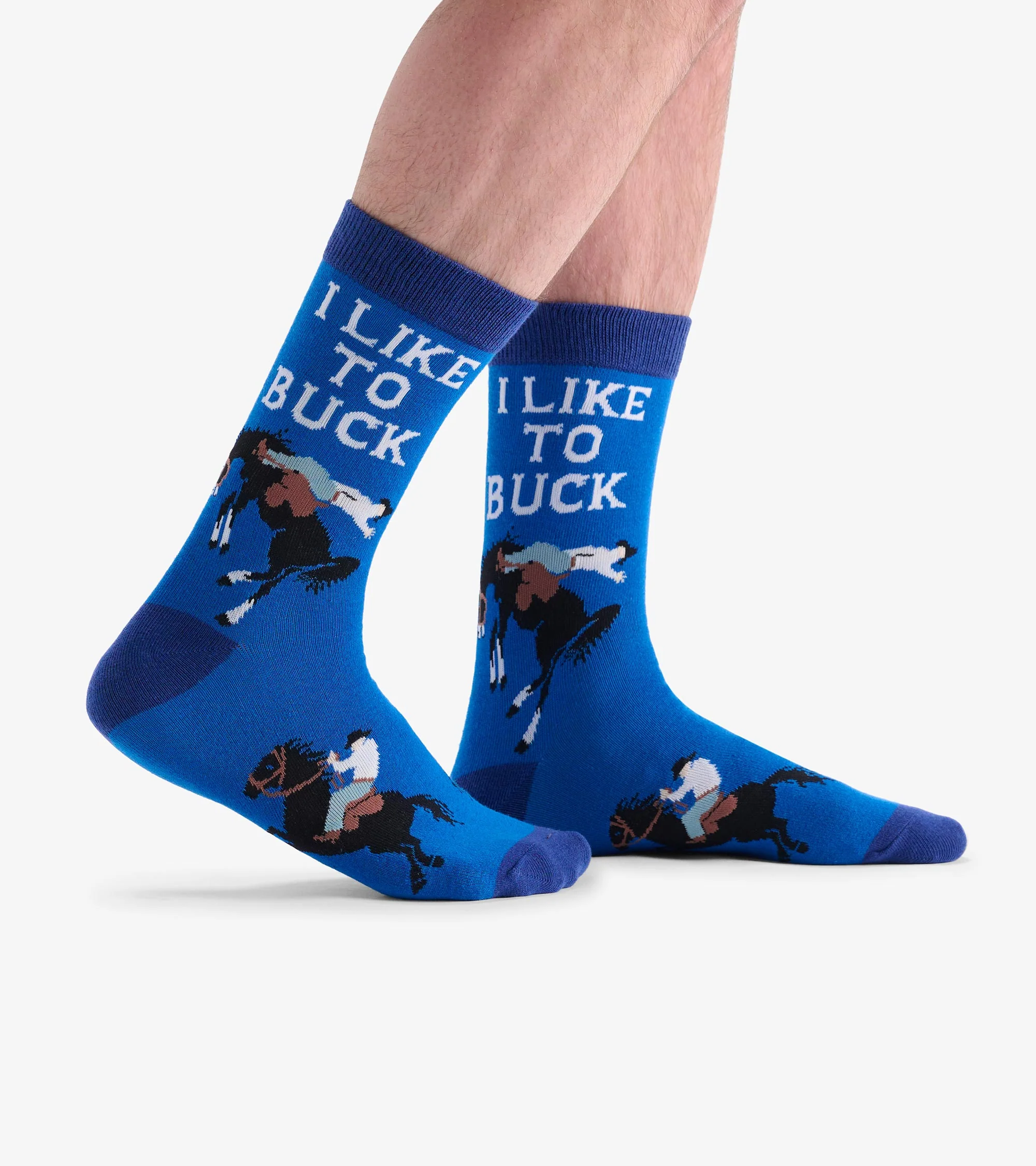Men's I Like To Buck Crew Socks - Image 4
