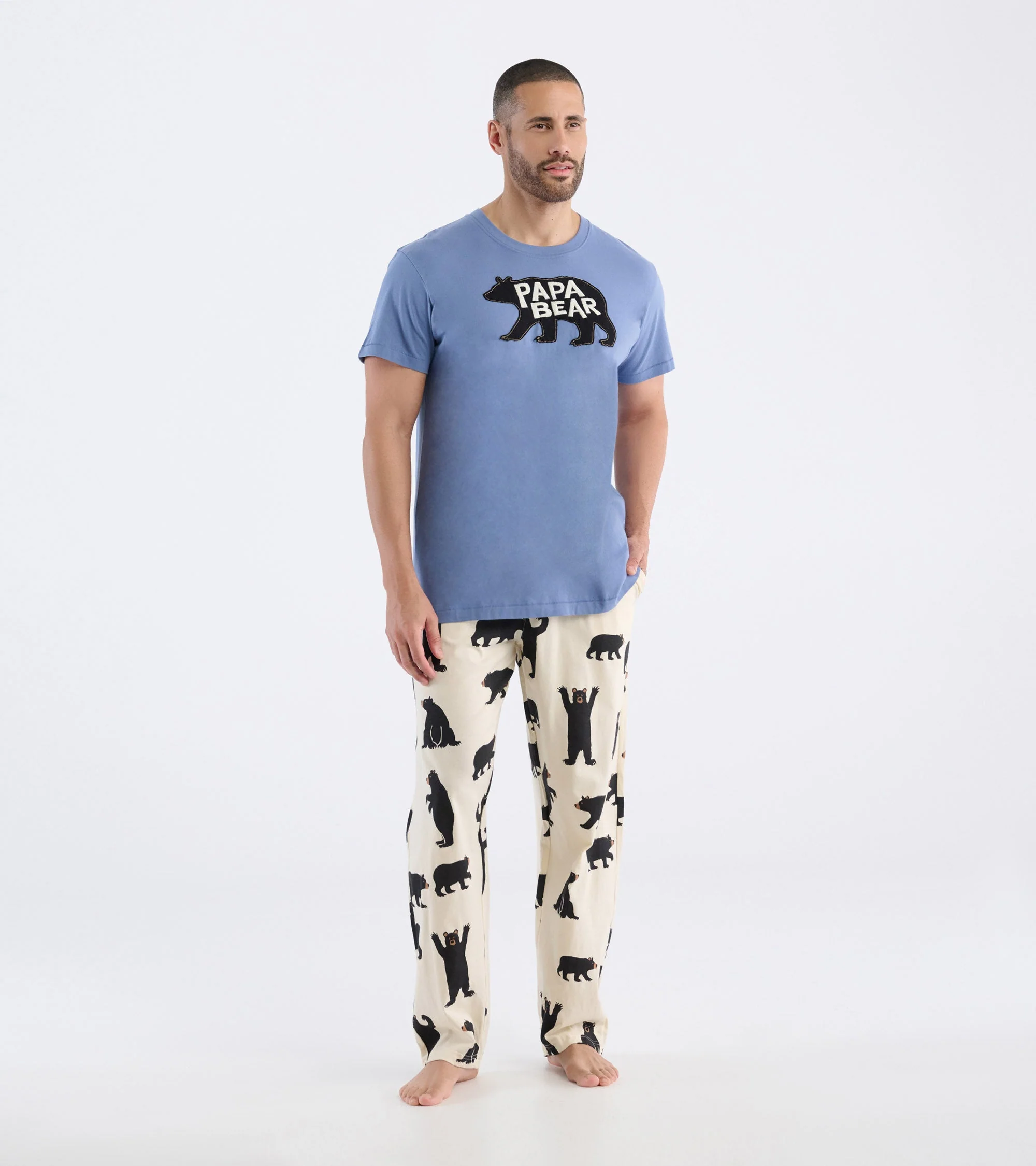 Men's Papa Bear T-Shirt - Image 3