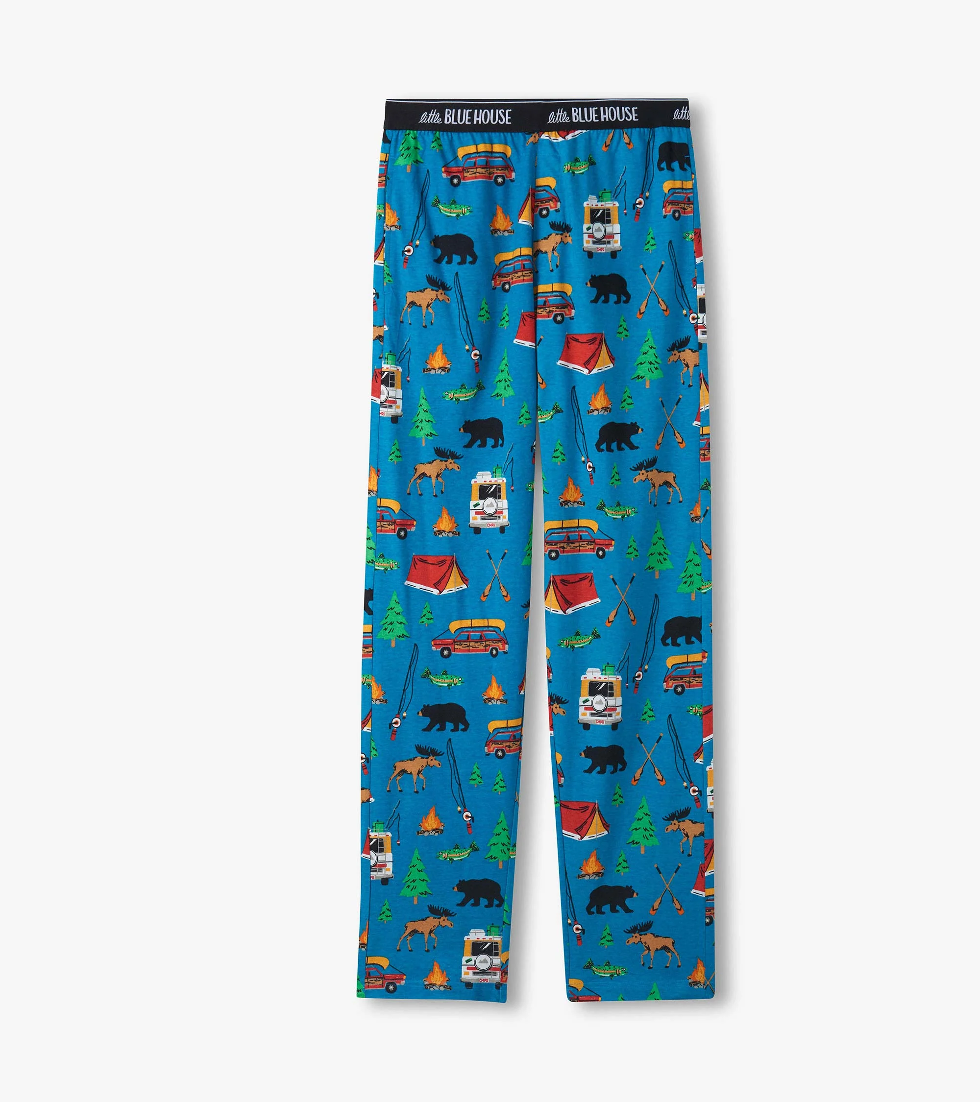 Men's Retro Camping Pajama Pants - Image 2