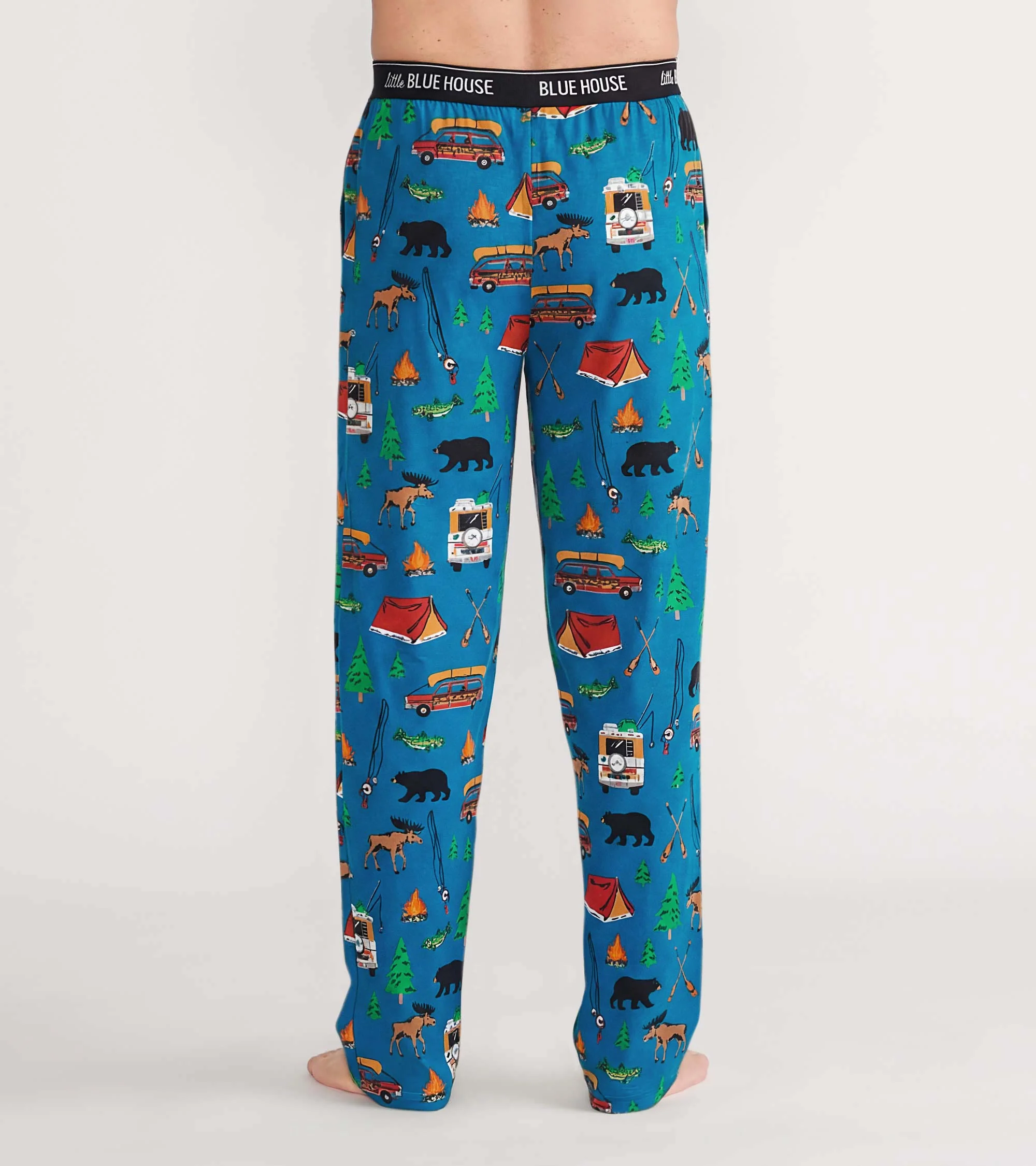 Men's Retro Camping Pajama Pants - Image 3
