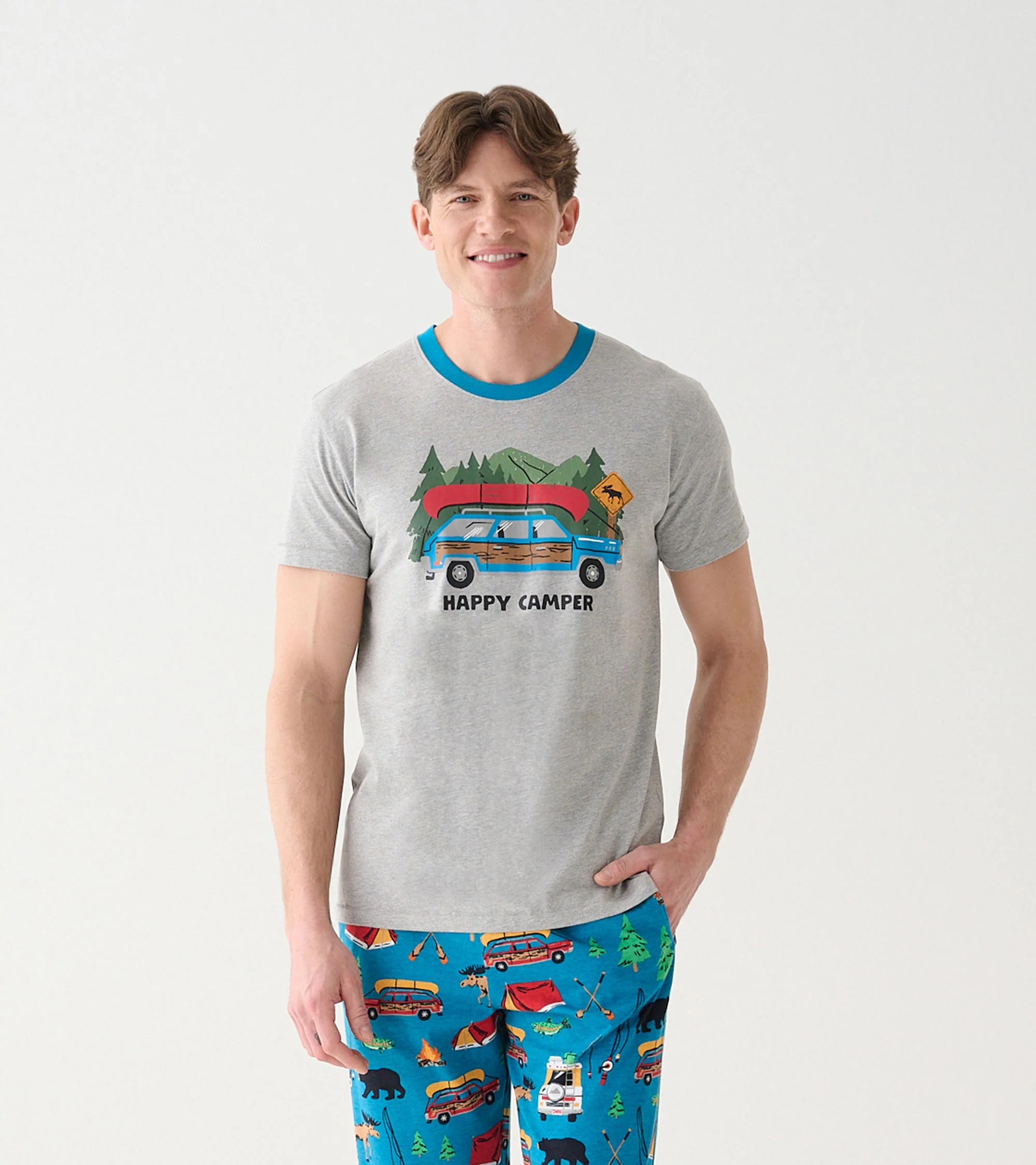 Men's Retro Camping T-Shirt