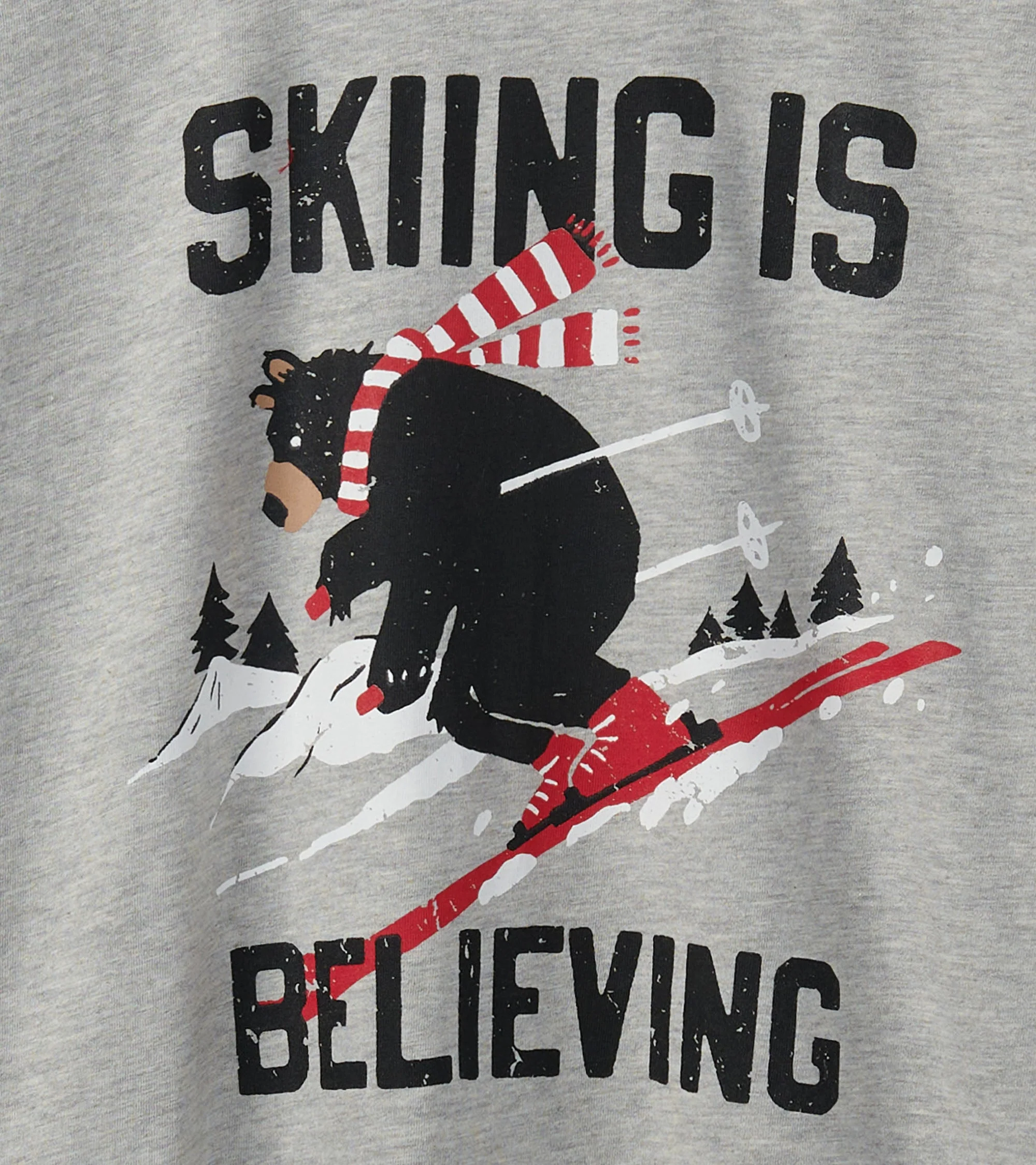 Men's Skiing is Believing T-Shirt - Image 5
