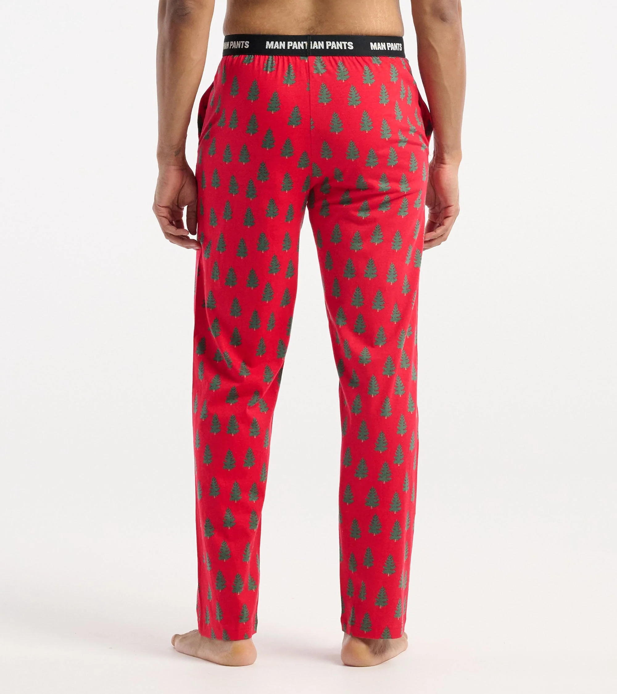 Men's Trees on Red Man Pants - Image 3