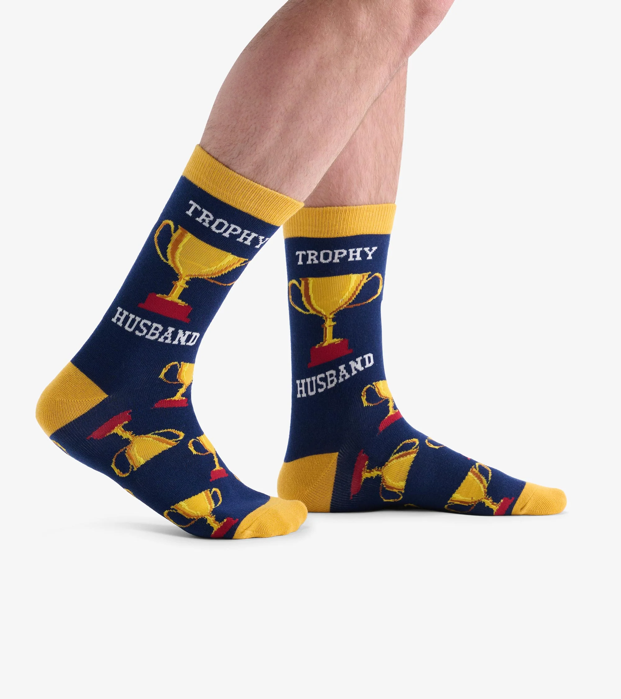 Men's Trophy Husband Crew Socks - Image 4