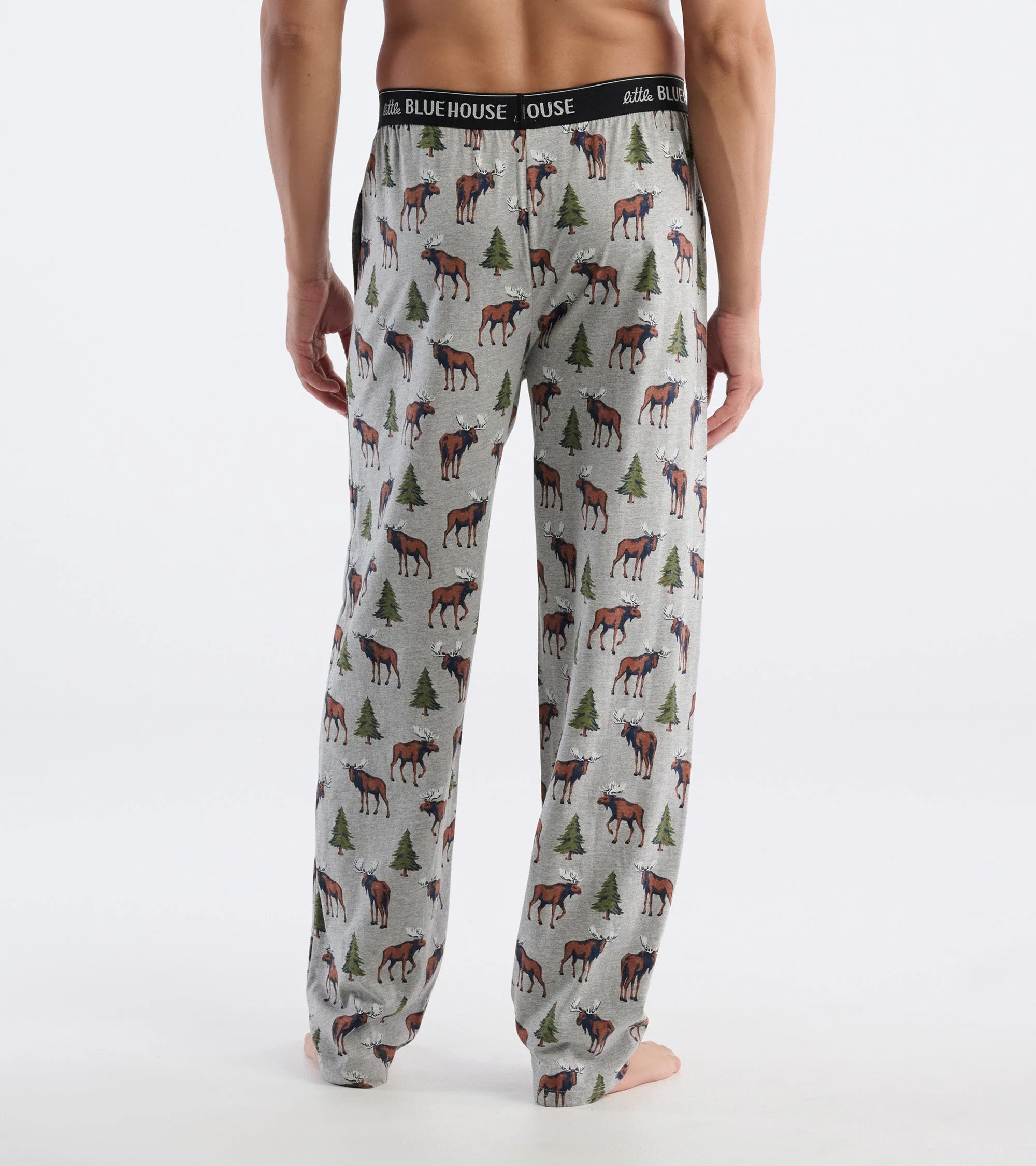 Men's Wild Moose Cotton Blend Pajama Pants - Image 4