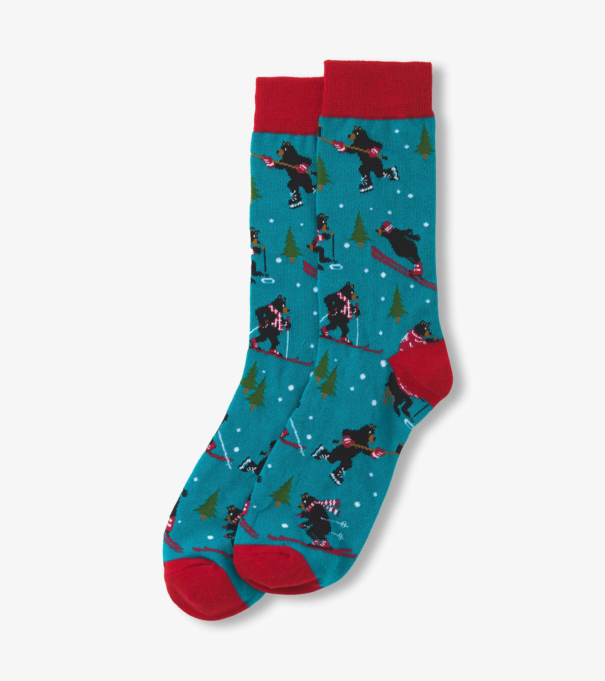 Men's Wild Winter Crew Socks - Image 2