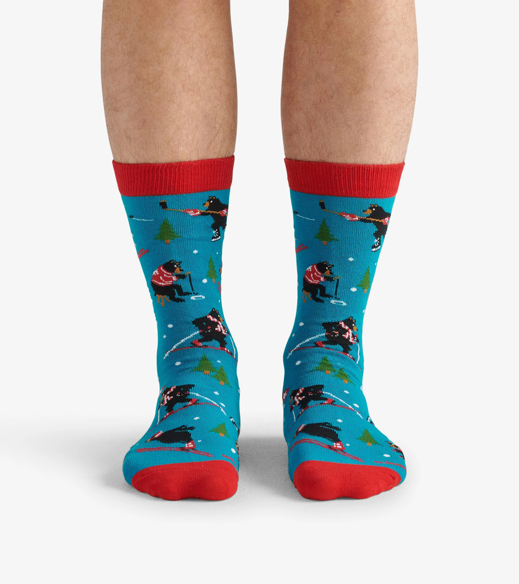 Men's Wild Winter Crew Socks - Image 3