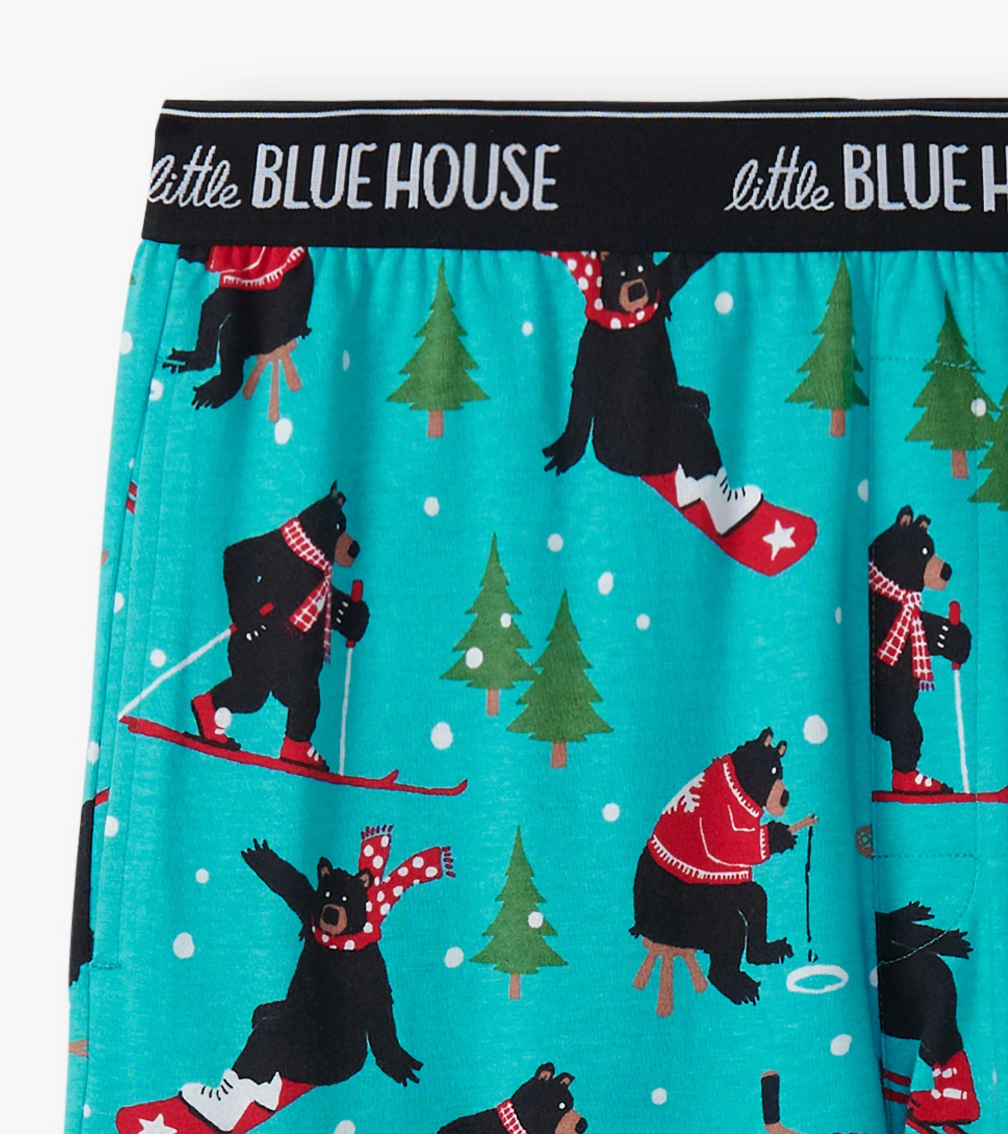Men's Wild Winter Sports Cotton Pajama Pants - Image 5