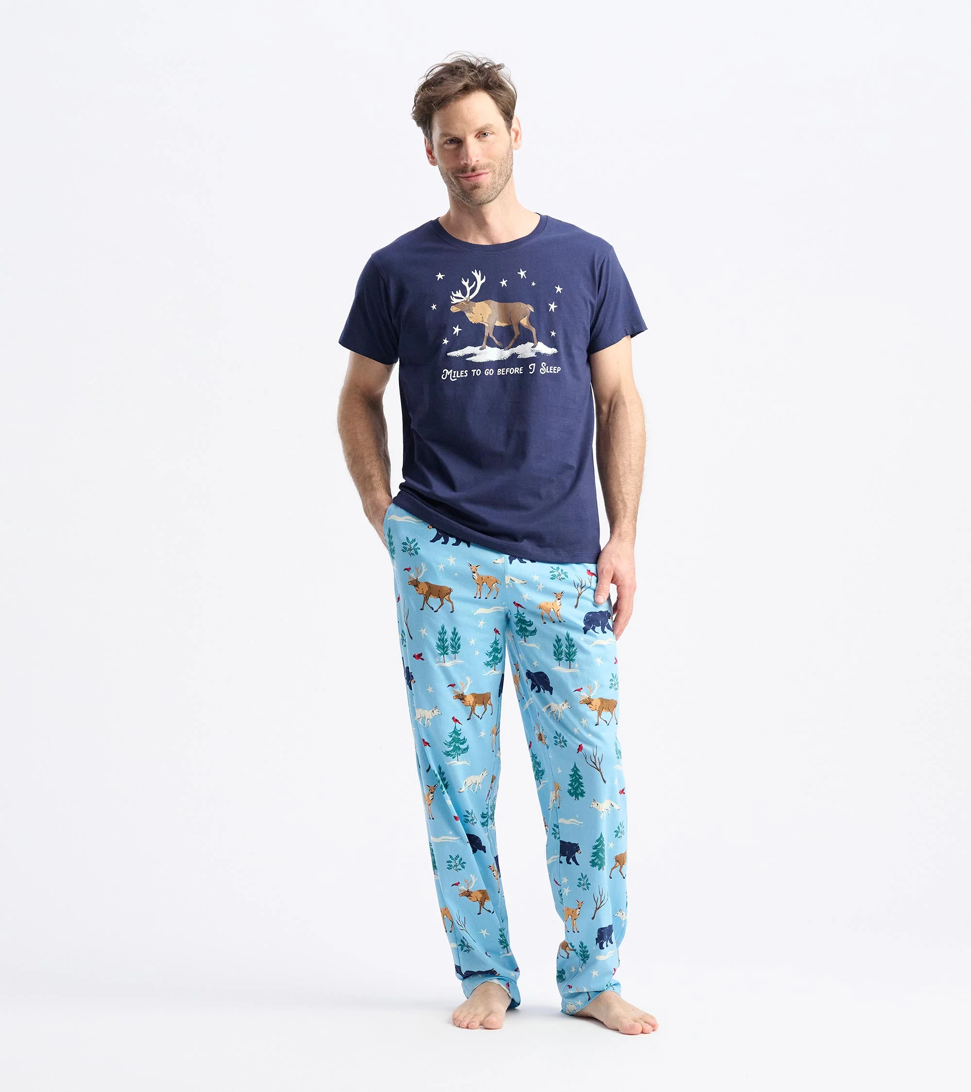 Men's Winter Wonderland Pajama Pants - Image 3