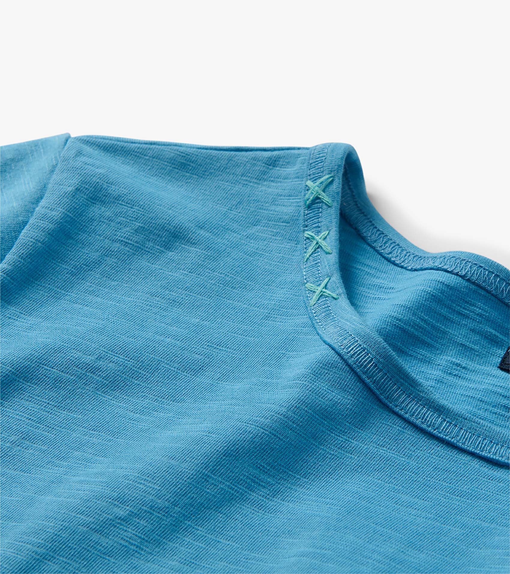 Midi Tee Shirt Dress - Azure - Image 6