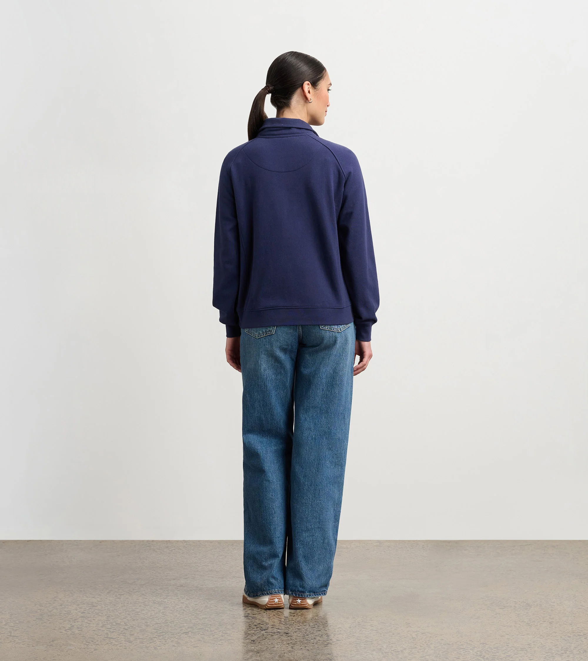 Mock Neck Pullover - Patriot Blue - Image 4