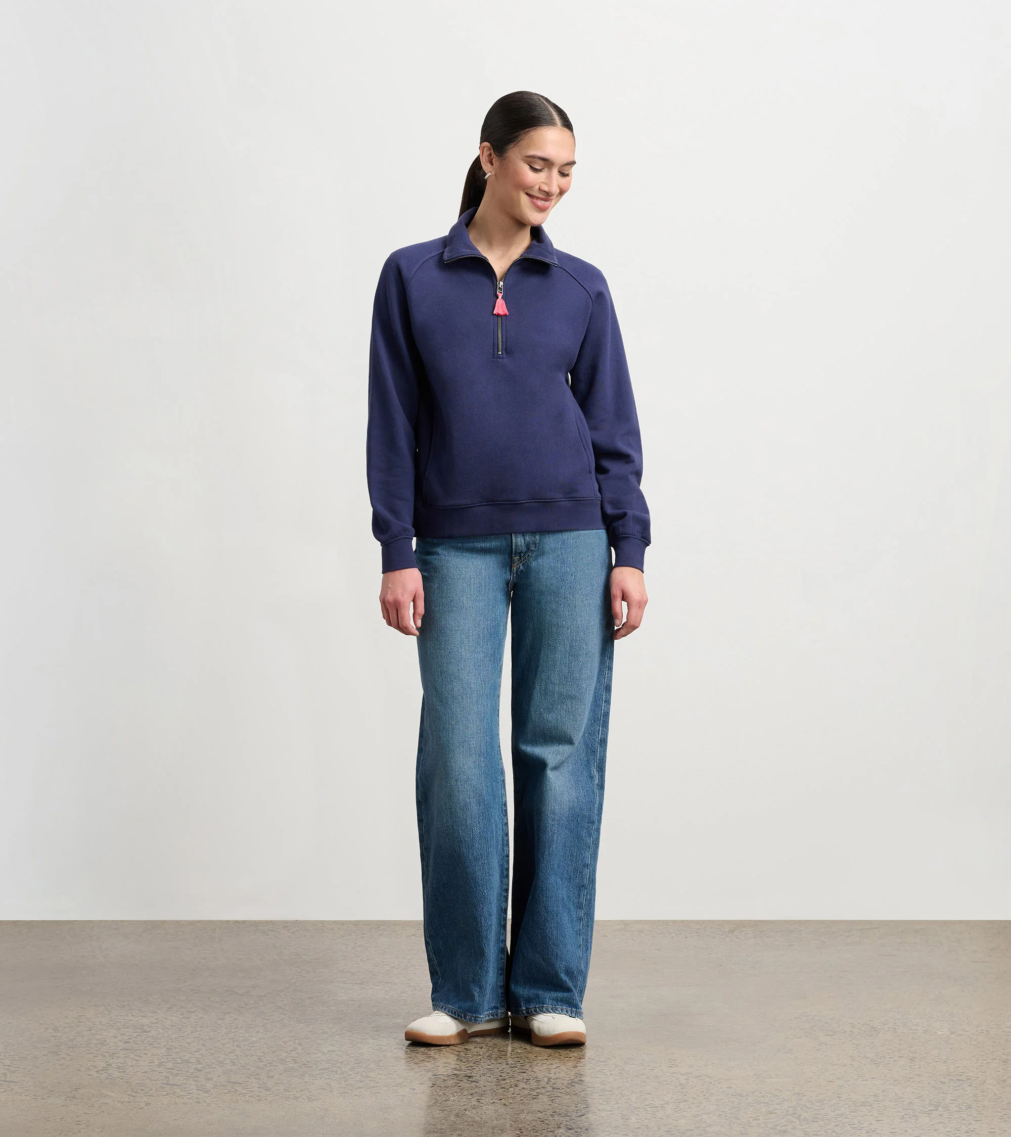 Mock Neck Pullover - Patriot Blue - Image 6