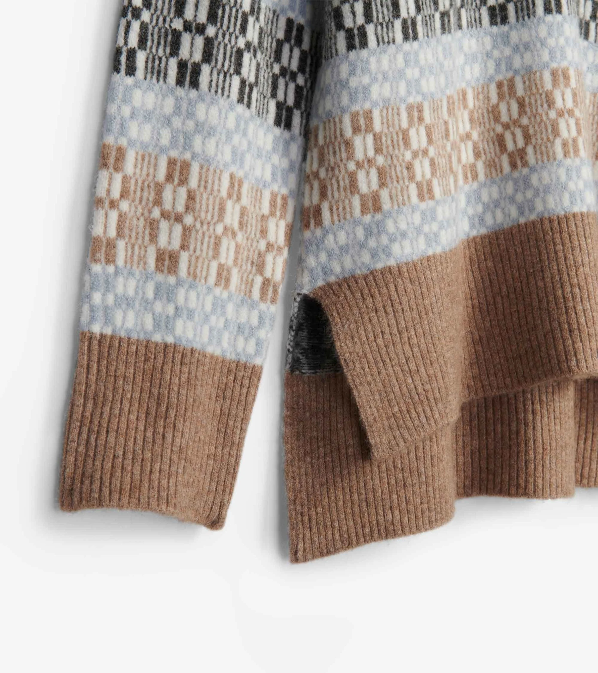 Mock Neck Sweater - Celestial Plaid - Image 6