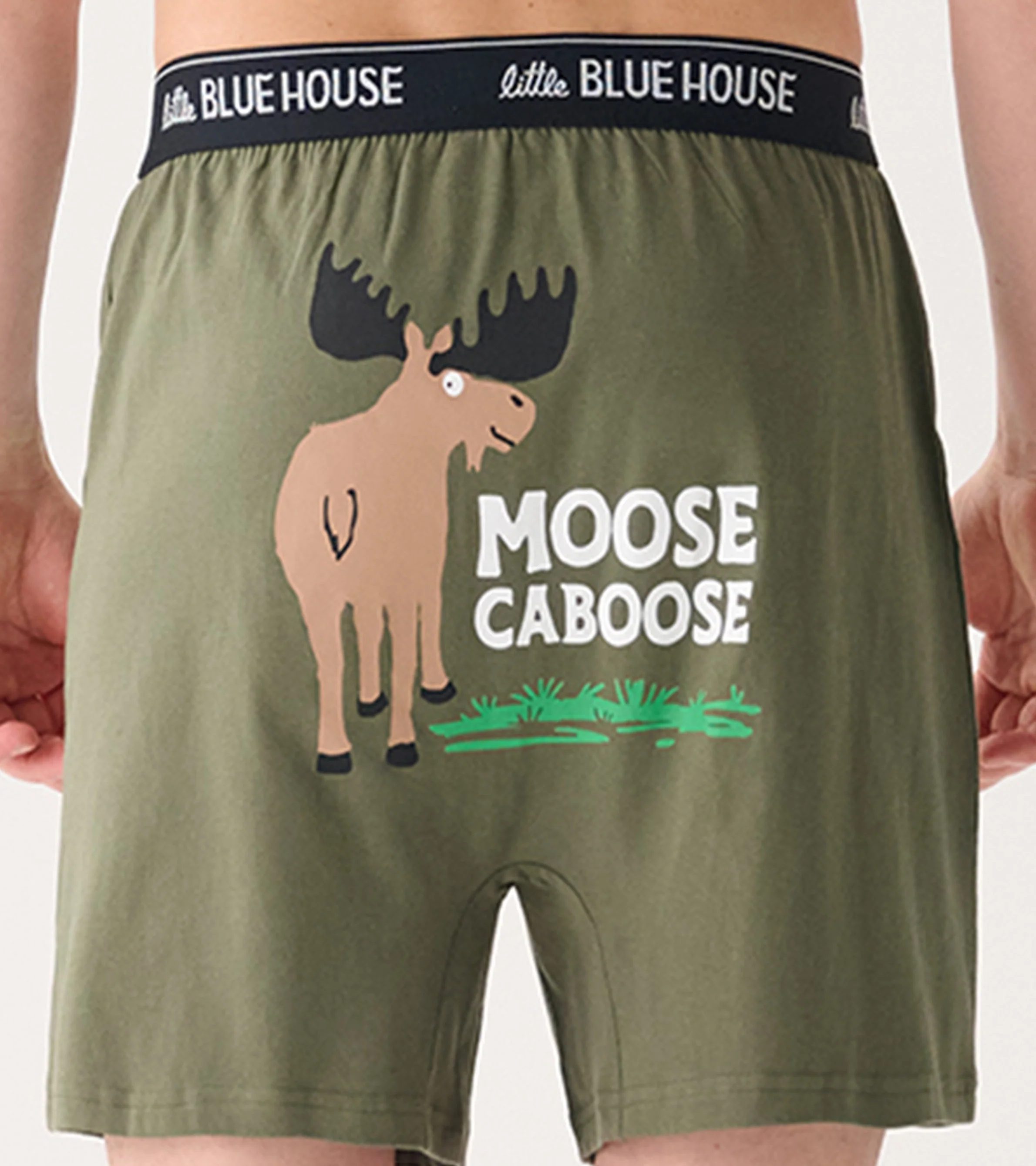 Moose Caboose Men's Boxer Shorts - Image 2