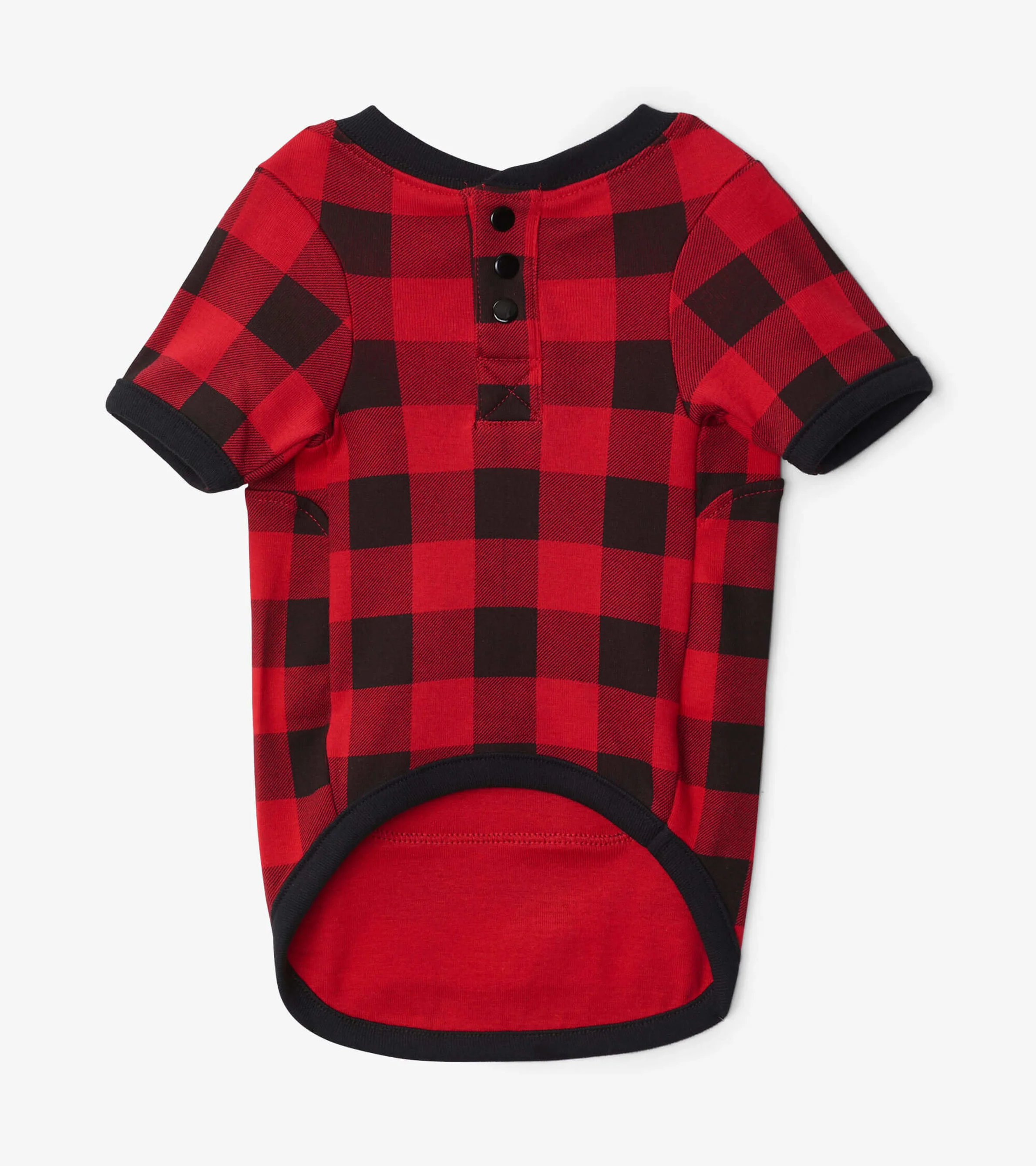 Moose On Plaid Dog Tee - Image 3