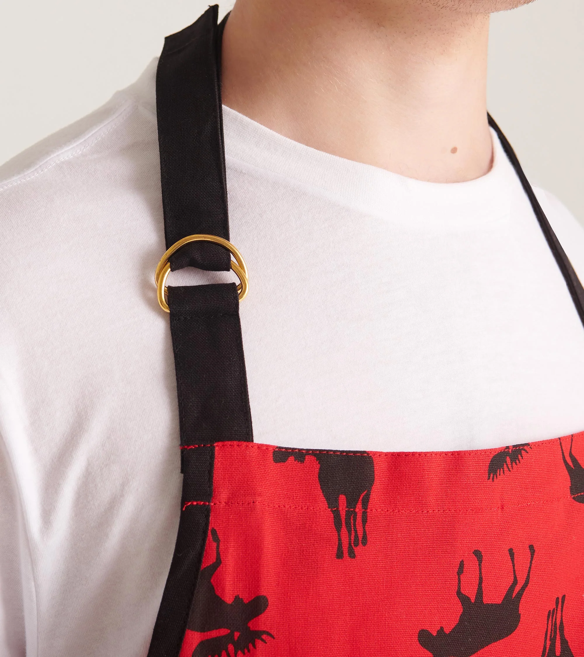 Moose on Red Apron - Image 4
