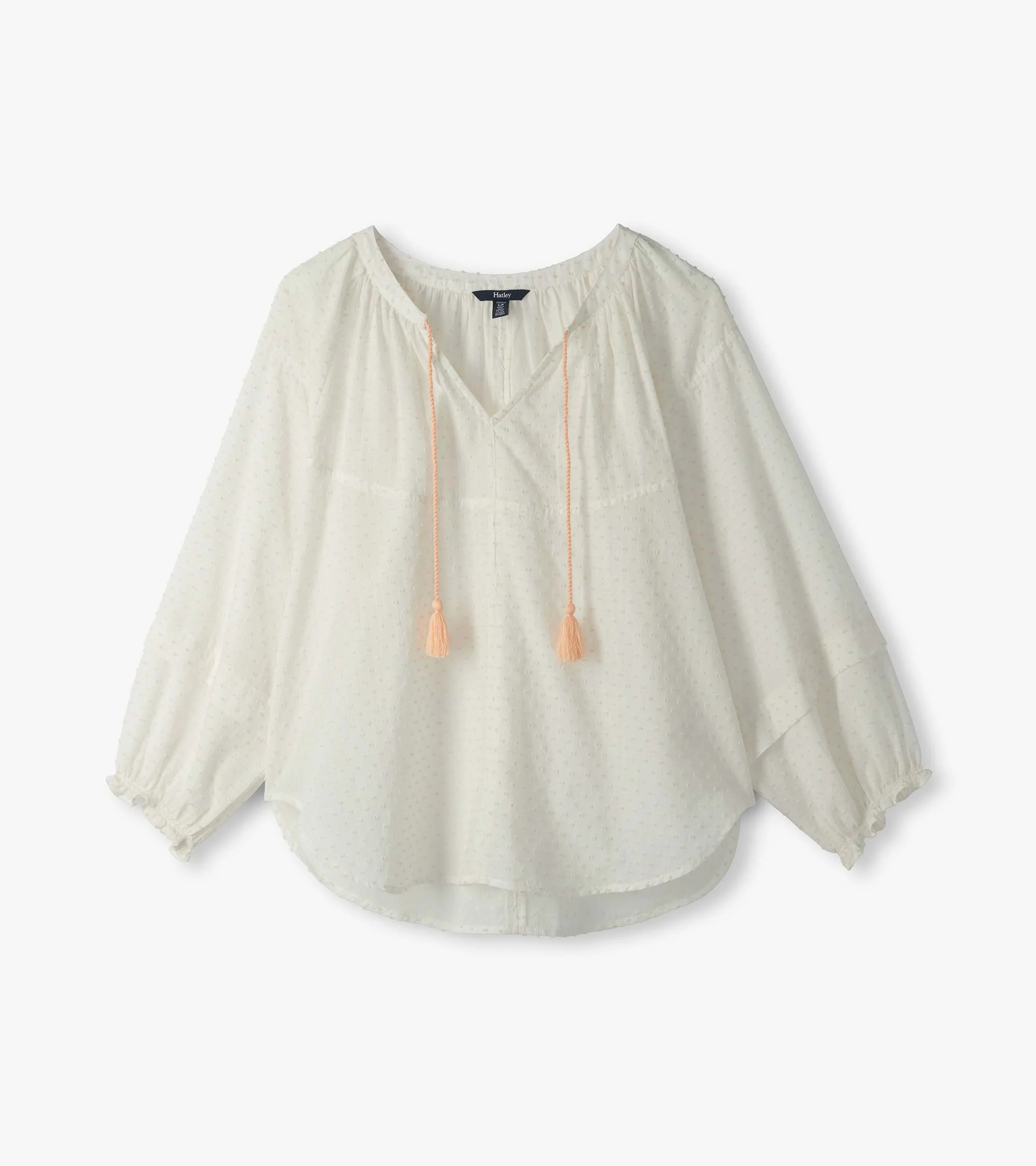 Naomi Blouse - Blush Swiss Dot - Image 2