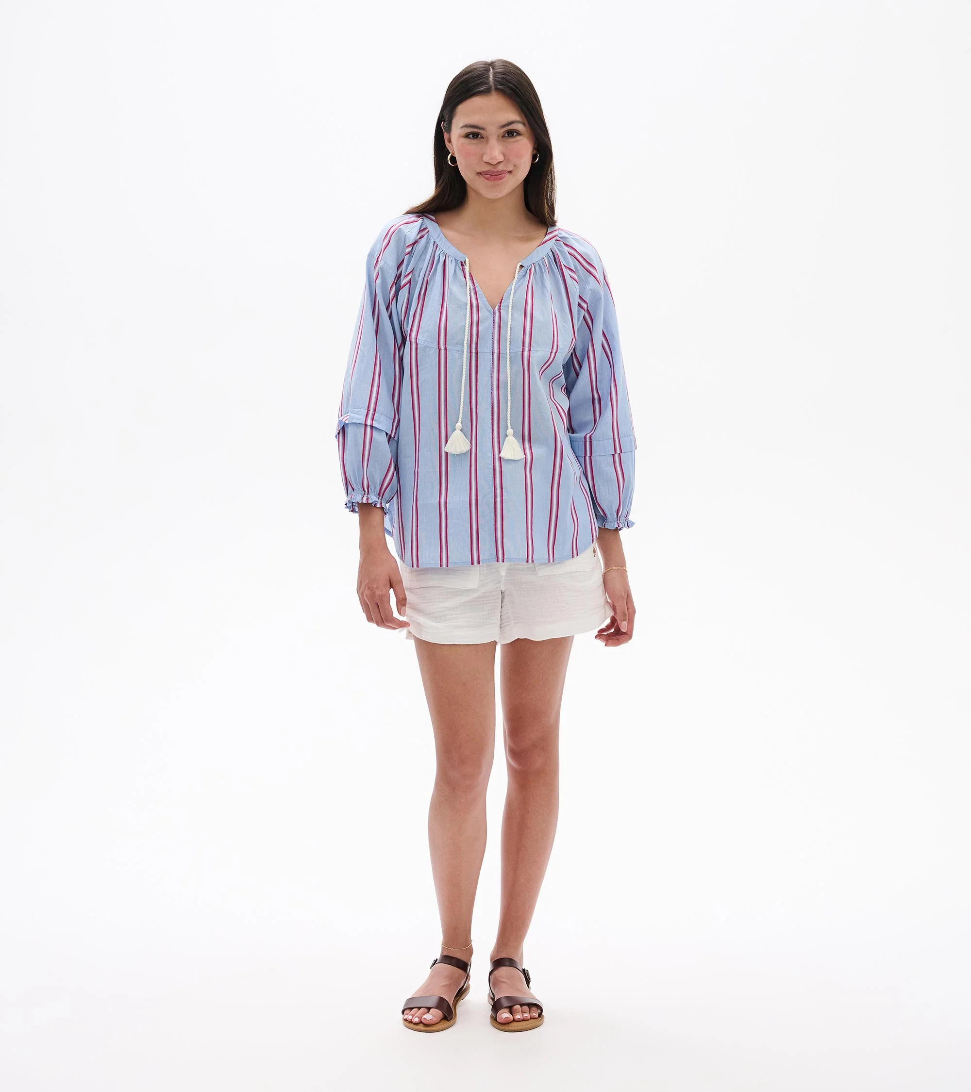 Naomi Blouse - Chambray Rainbow - Image 3