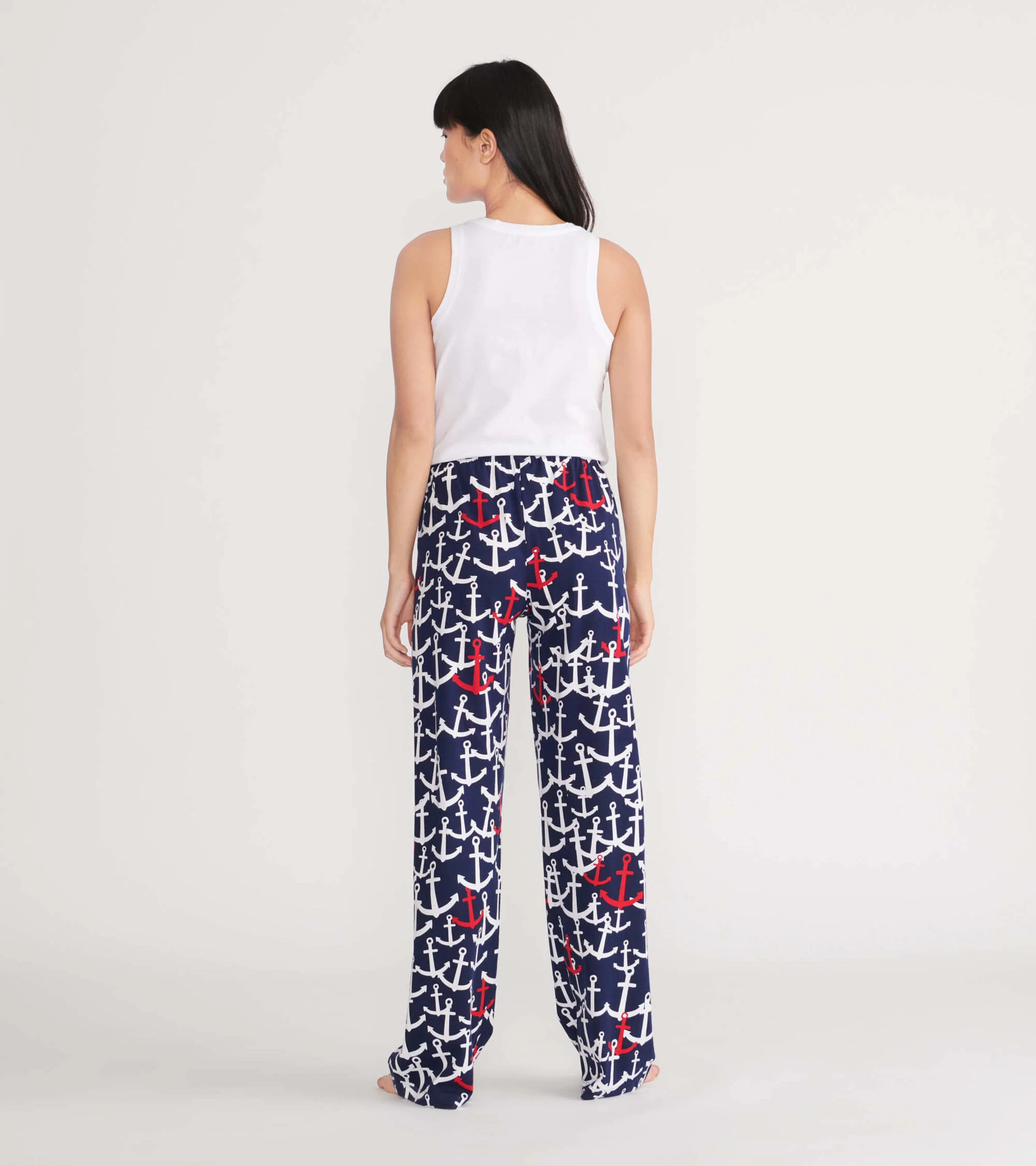 Nautical Anchor Women's Pajama Tank - Image 3