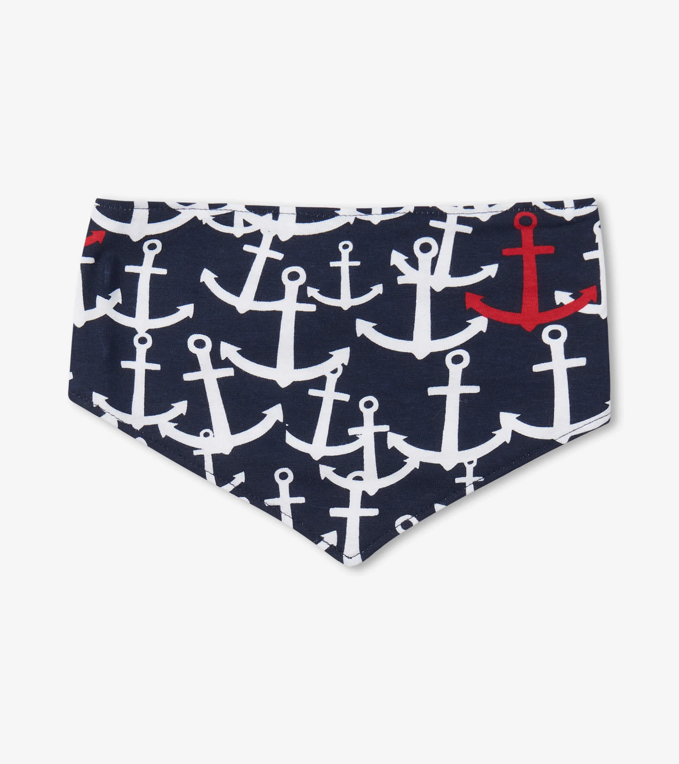 Nautical Anchors Reversible Dog Bandana - Image 3
