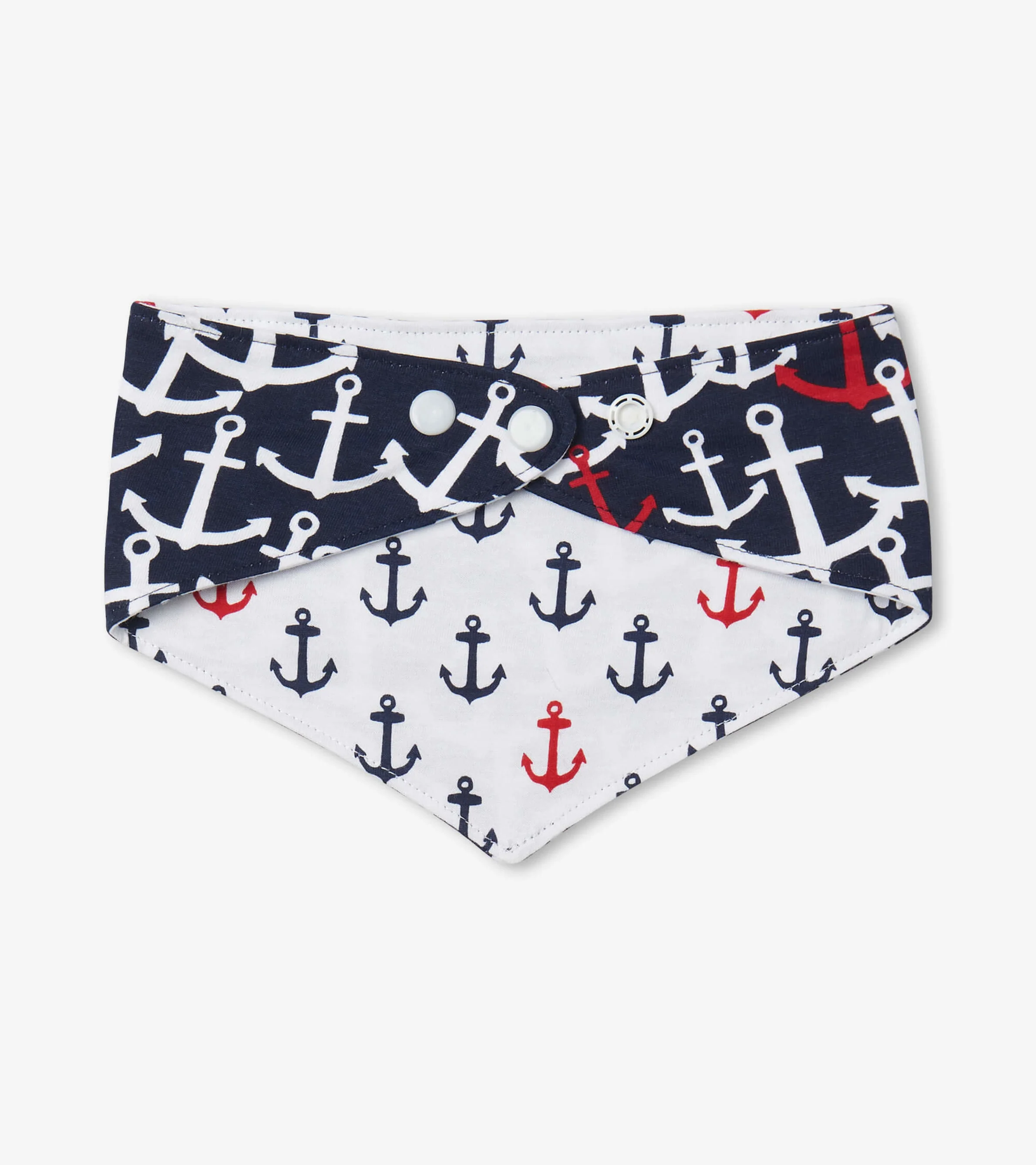 Nautical Anchors Reversible Dog Bandana - Image 4