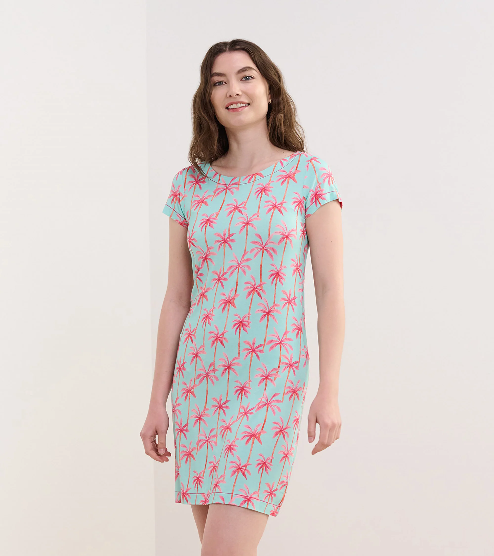 Nellie Dress - Painted Palms