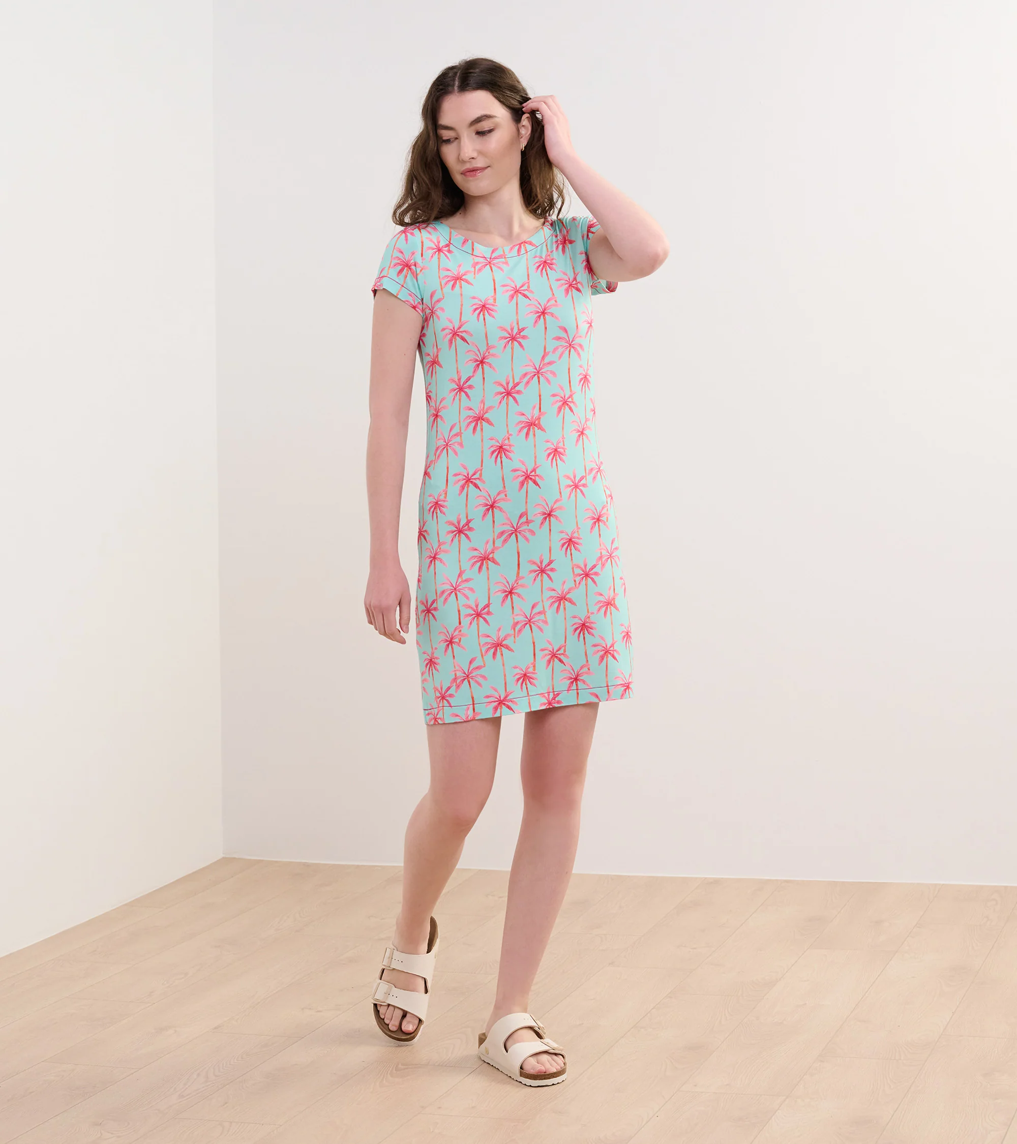 Nellie Dress - Painted Palms - Image 2