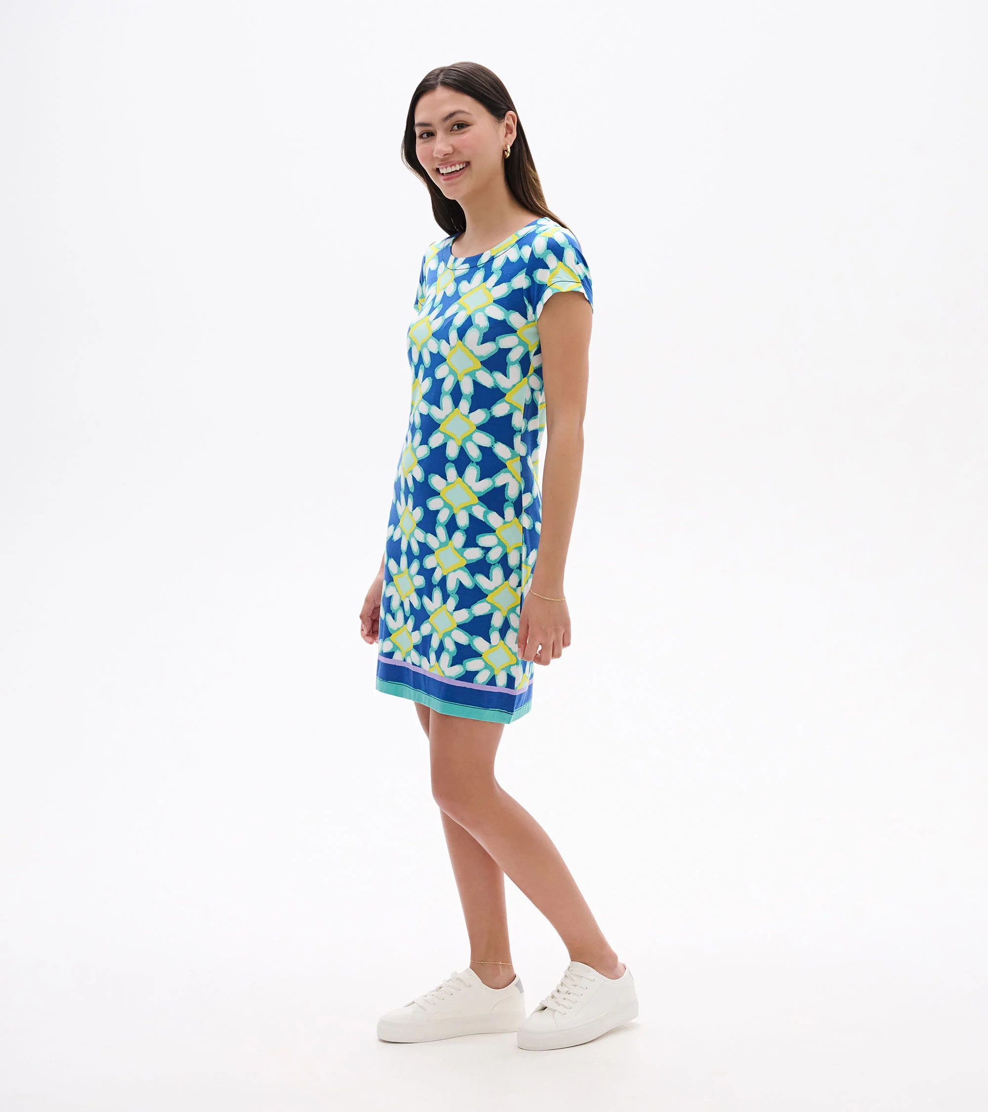 Nellie Dress - Shibori Flowers - Image 3