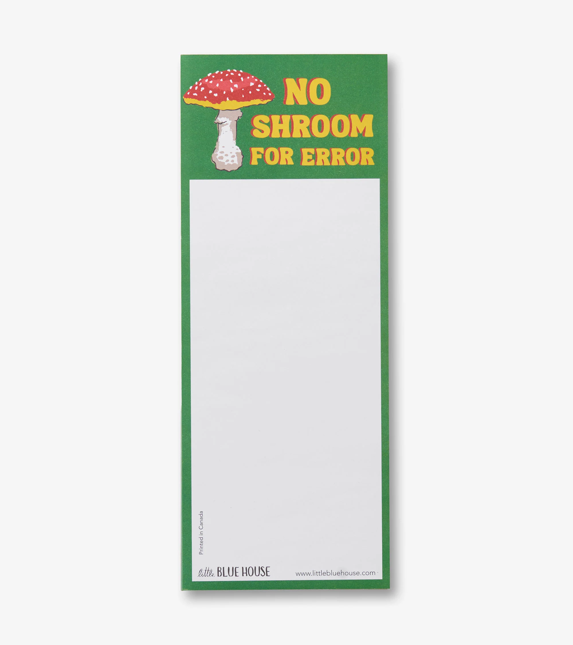 No Shroom for Error Magnetic Notepad