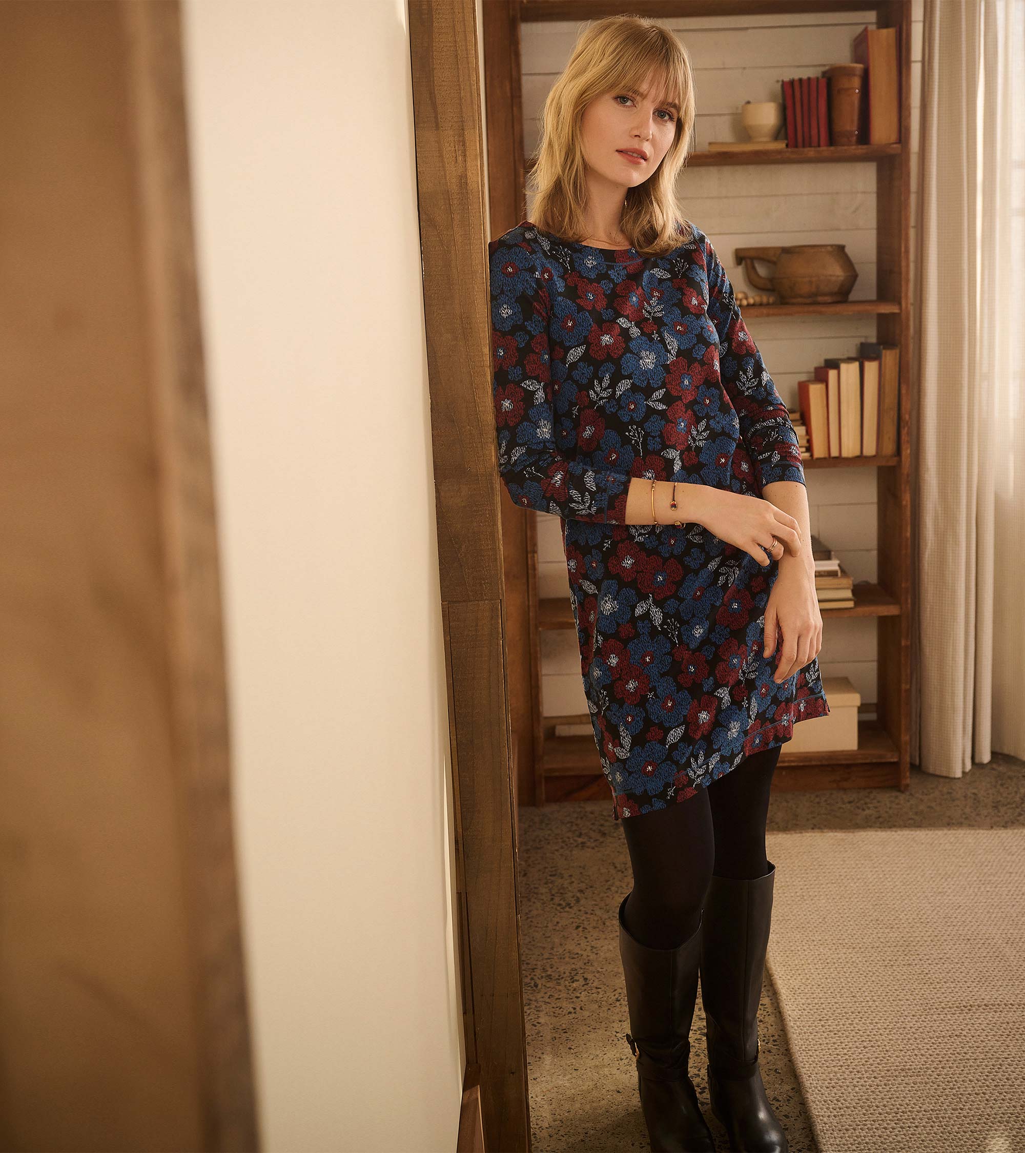 Olivia Dress - Textured Floral - Image 5