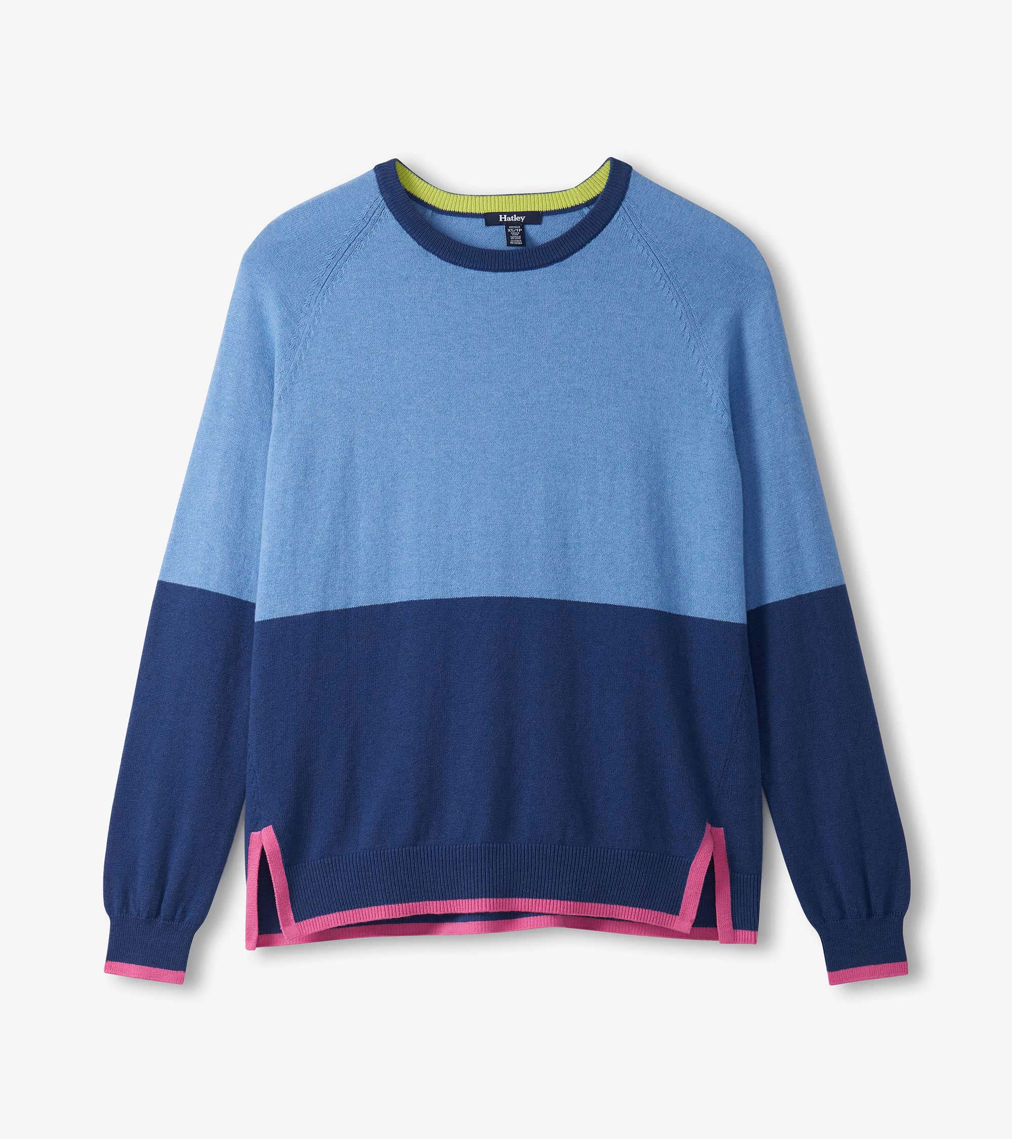 Olivia Sweater - Blue Color Block - Image 2