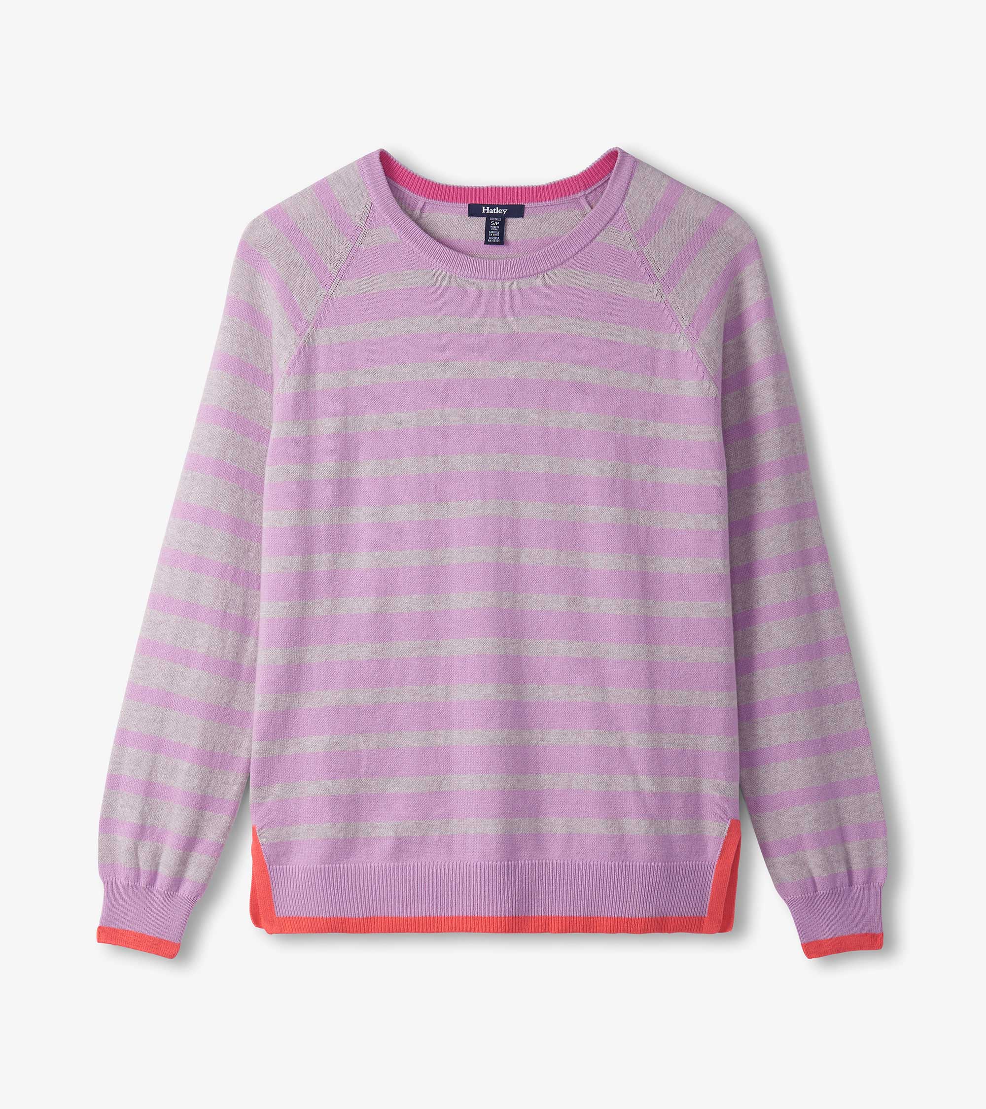 Olivia Sweater - Lilac Pink Stripes - Image 2