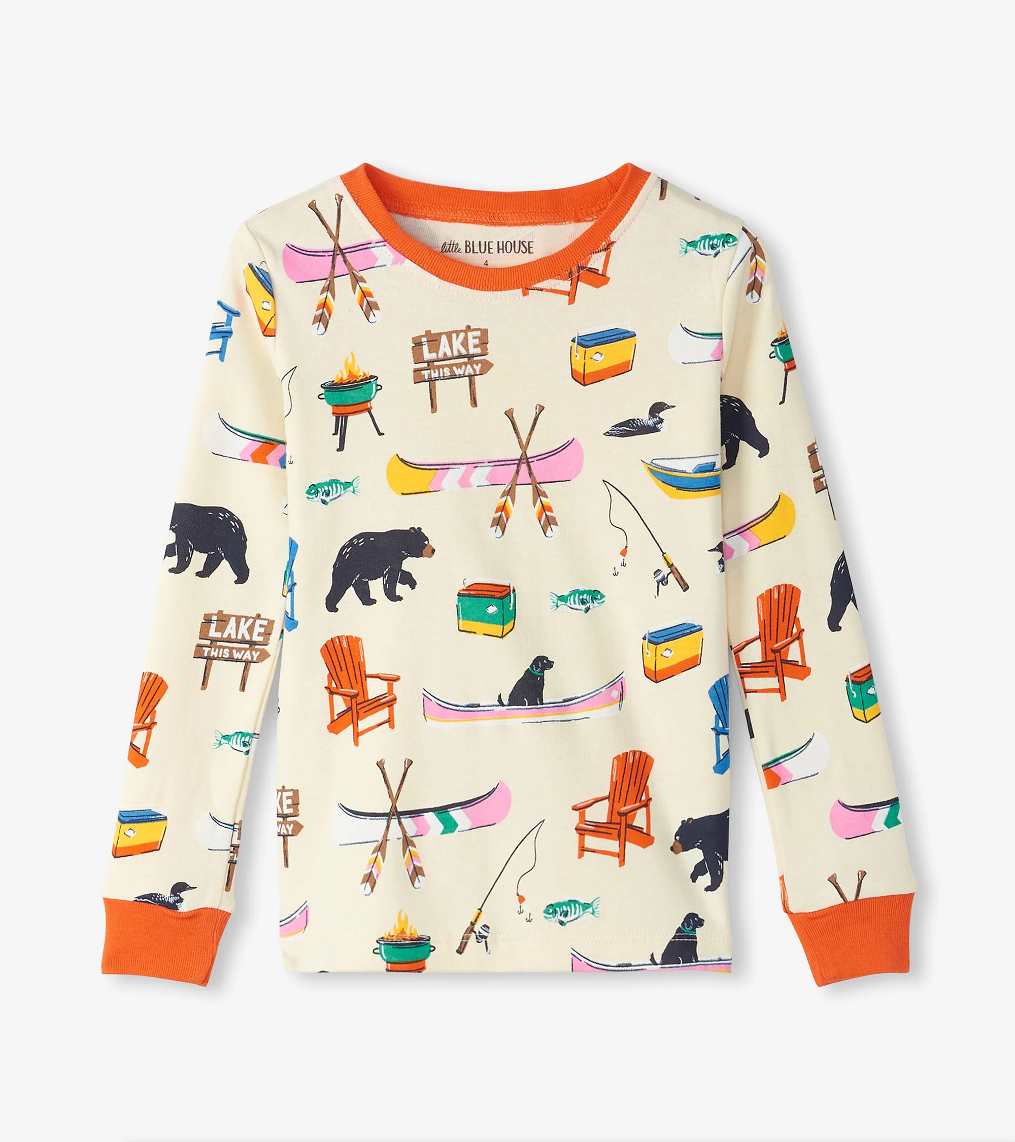 On The Lake Kids Pajama Set - Image 3