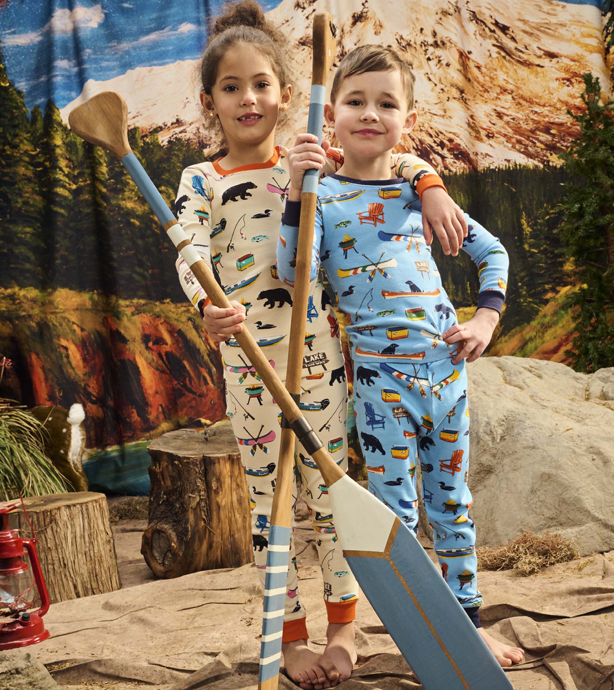 On The Lake Kids Pajama Set - Image 5