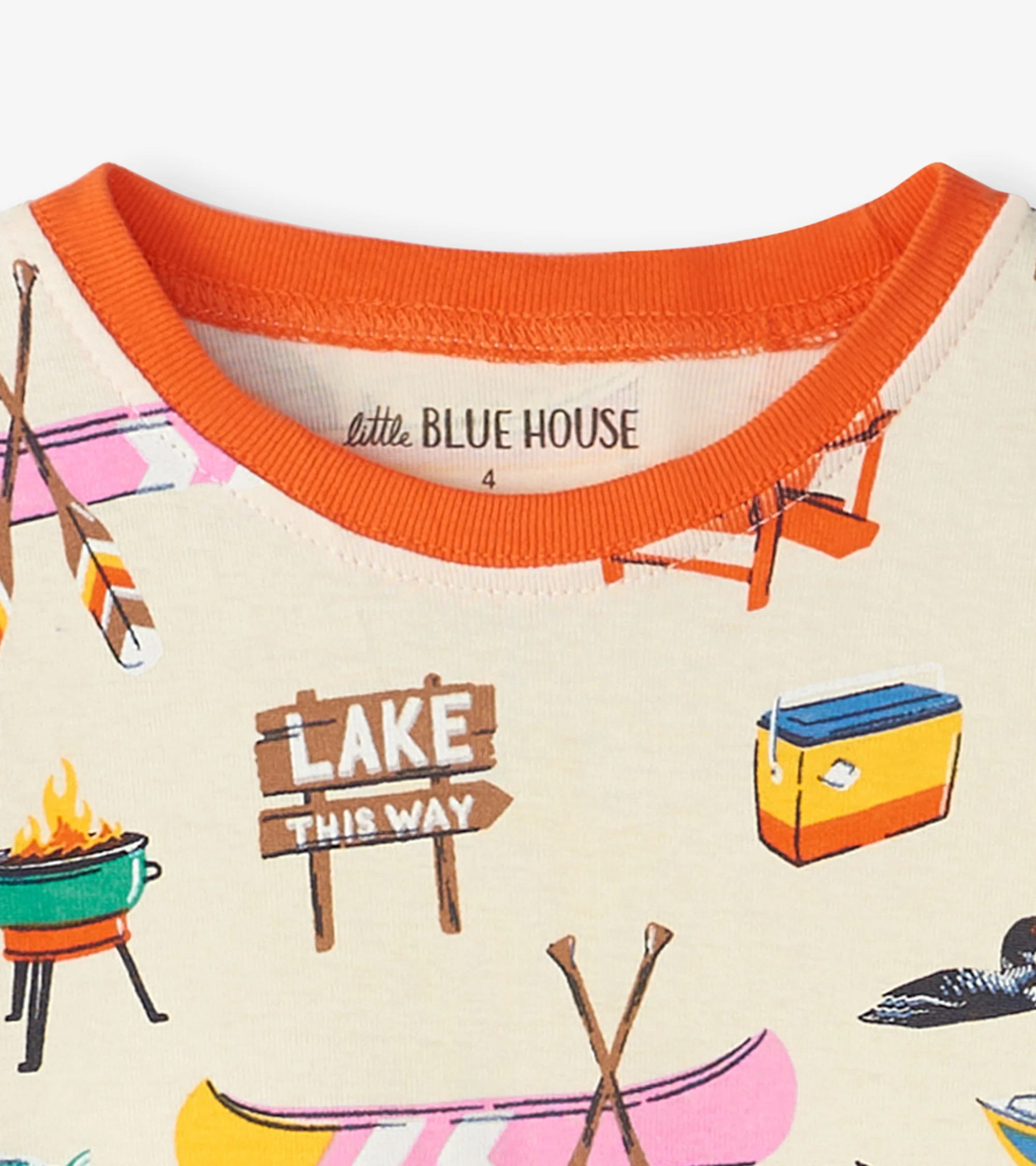 On The Lake Kids Pajama Set - Image 6