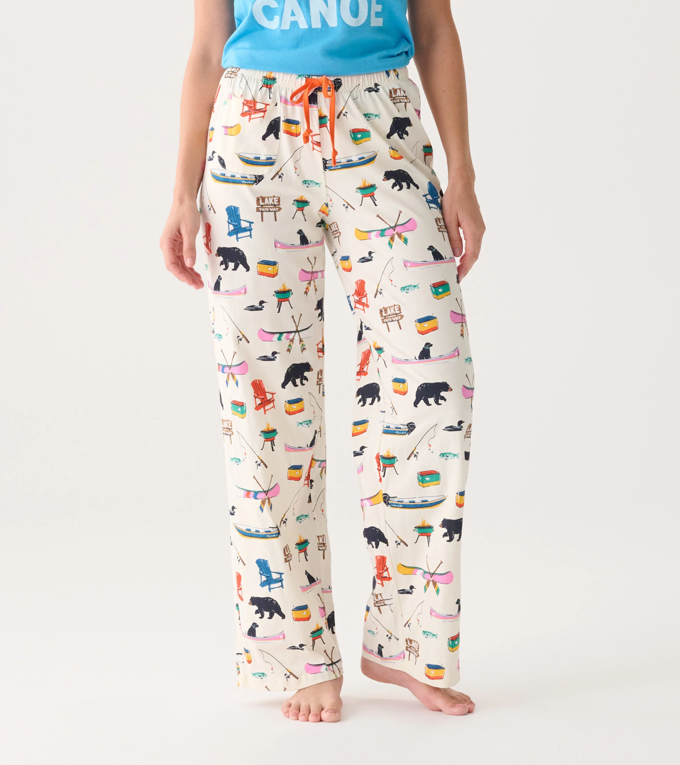 On The Lake Women's Cotton Pajama Pants