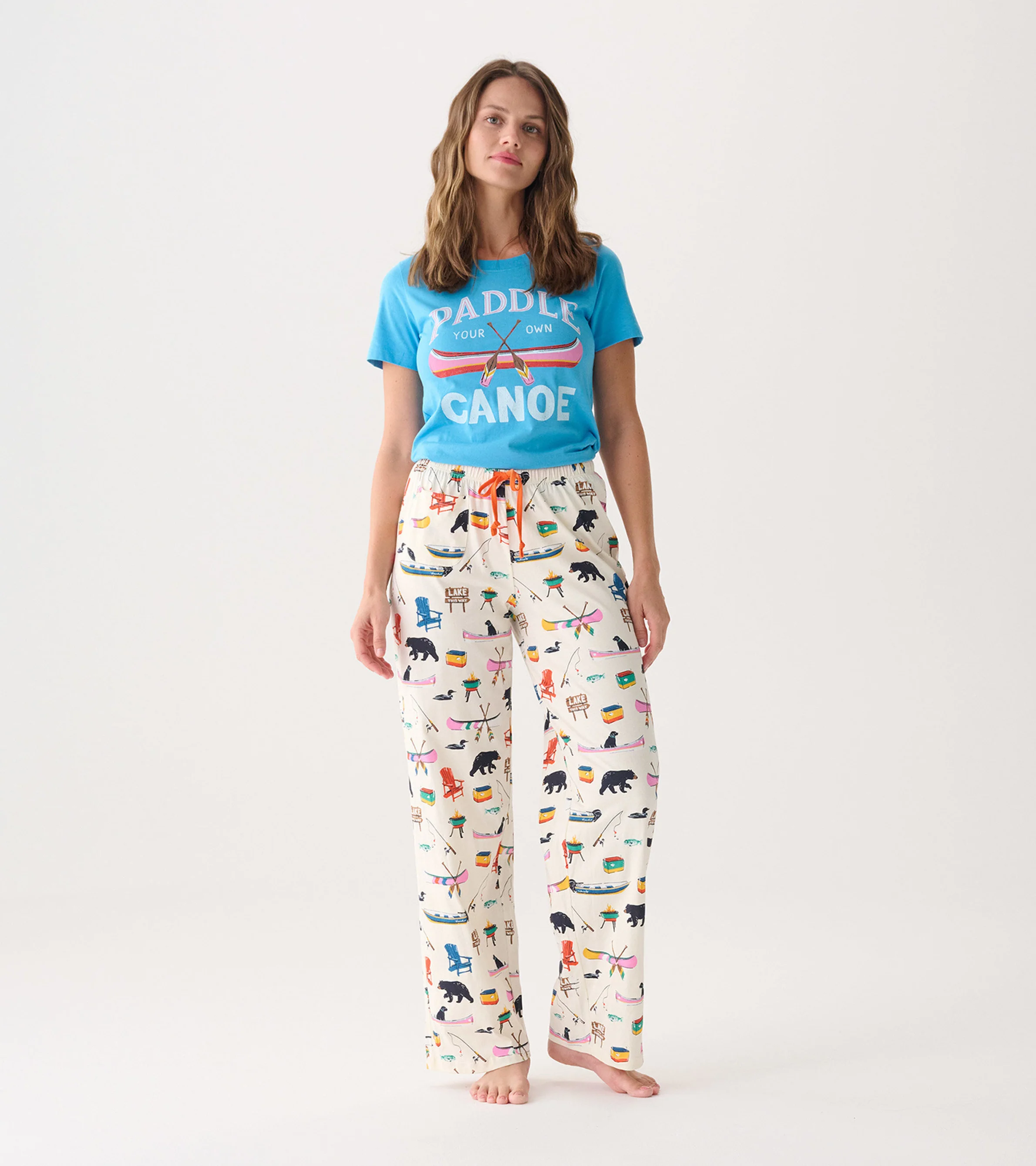 On The Lake Women's Cotton Pajama Pants - Image 3