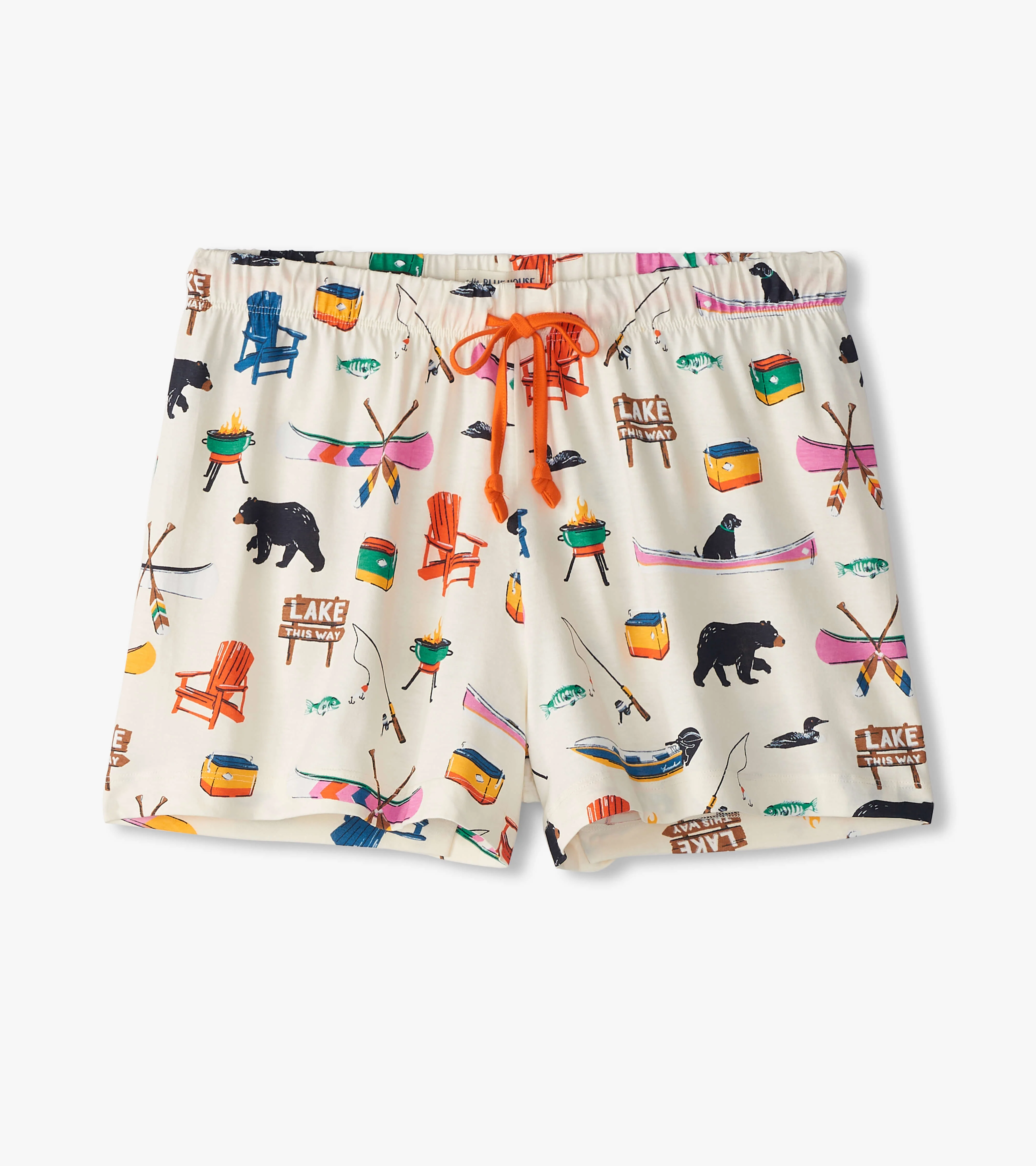 On The Lake Women's Cotton Sleep Shorts - Image 2