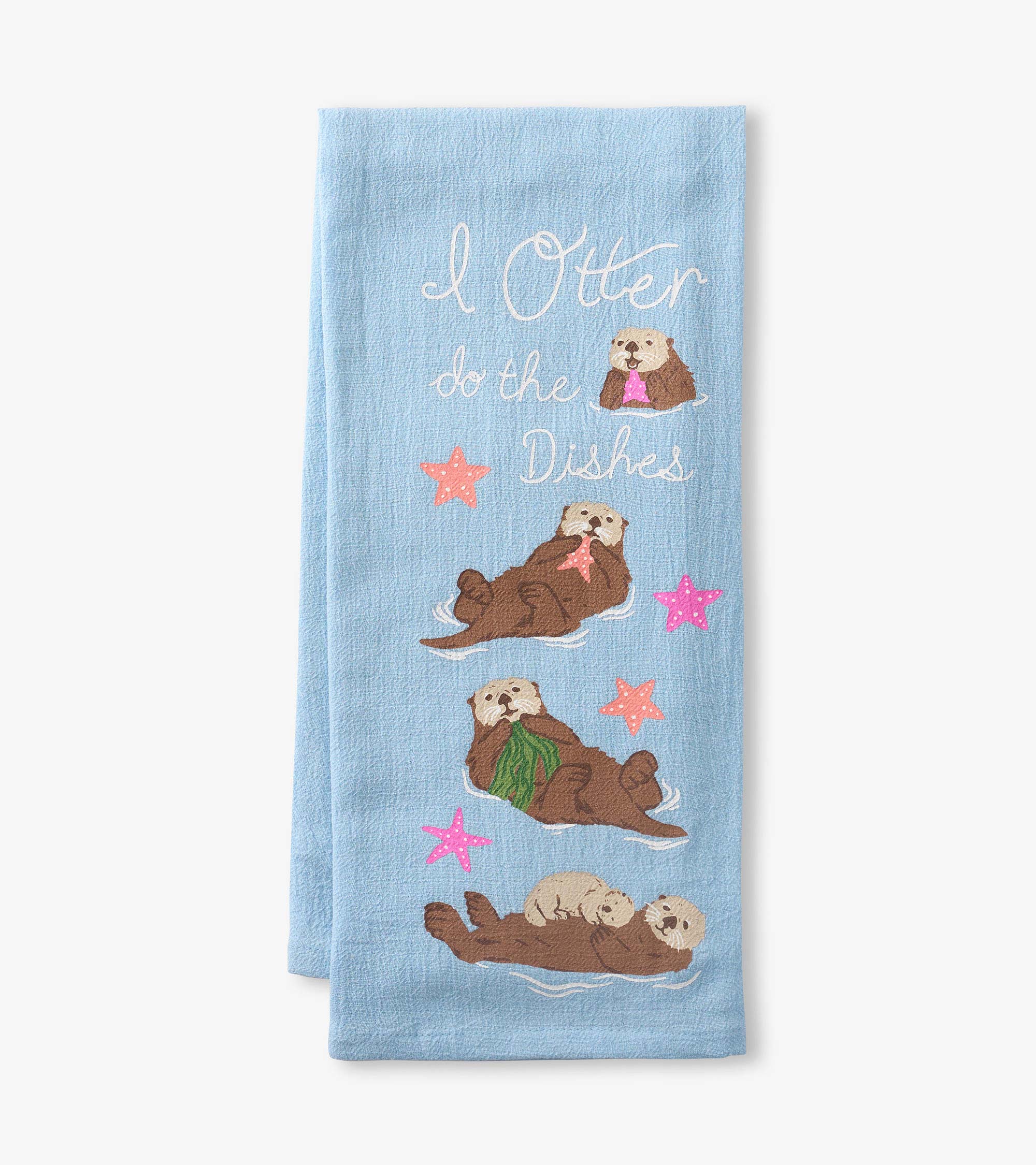 Otter Do The Dishes Tea Towel