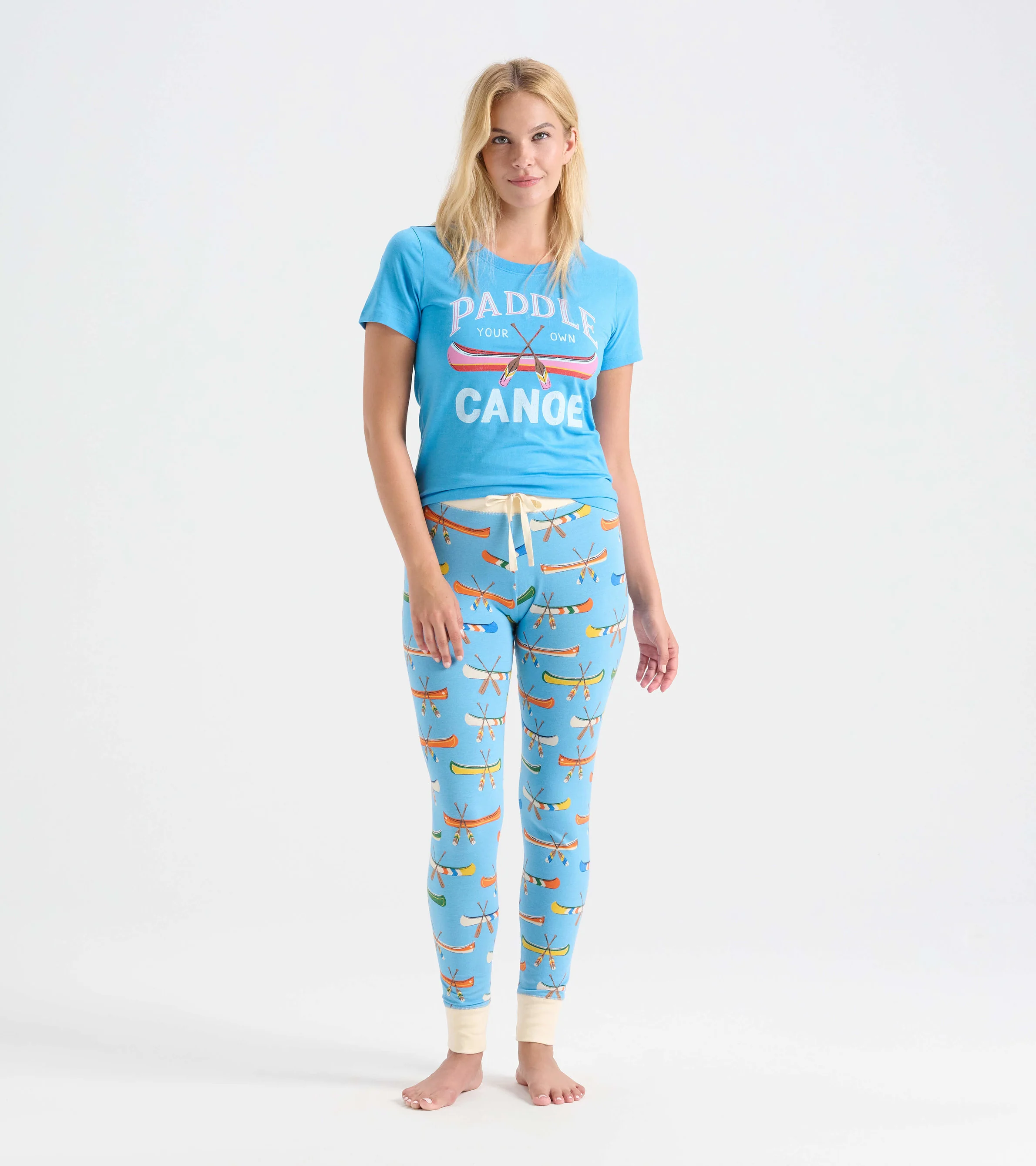 Paddle Your Own Canoe Women's Pajama T-Shirt - Image 3
