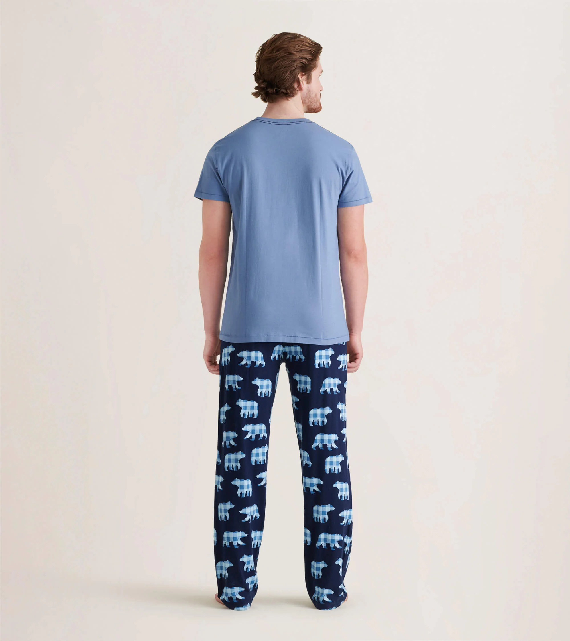 Papa Bear Men's Stretch Cotton Pajama Pants - Image 4