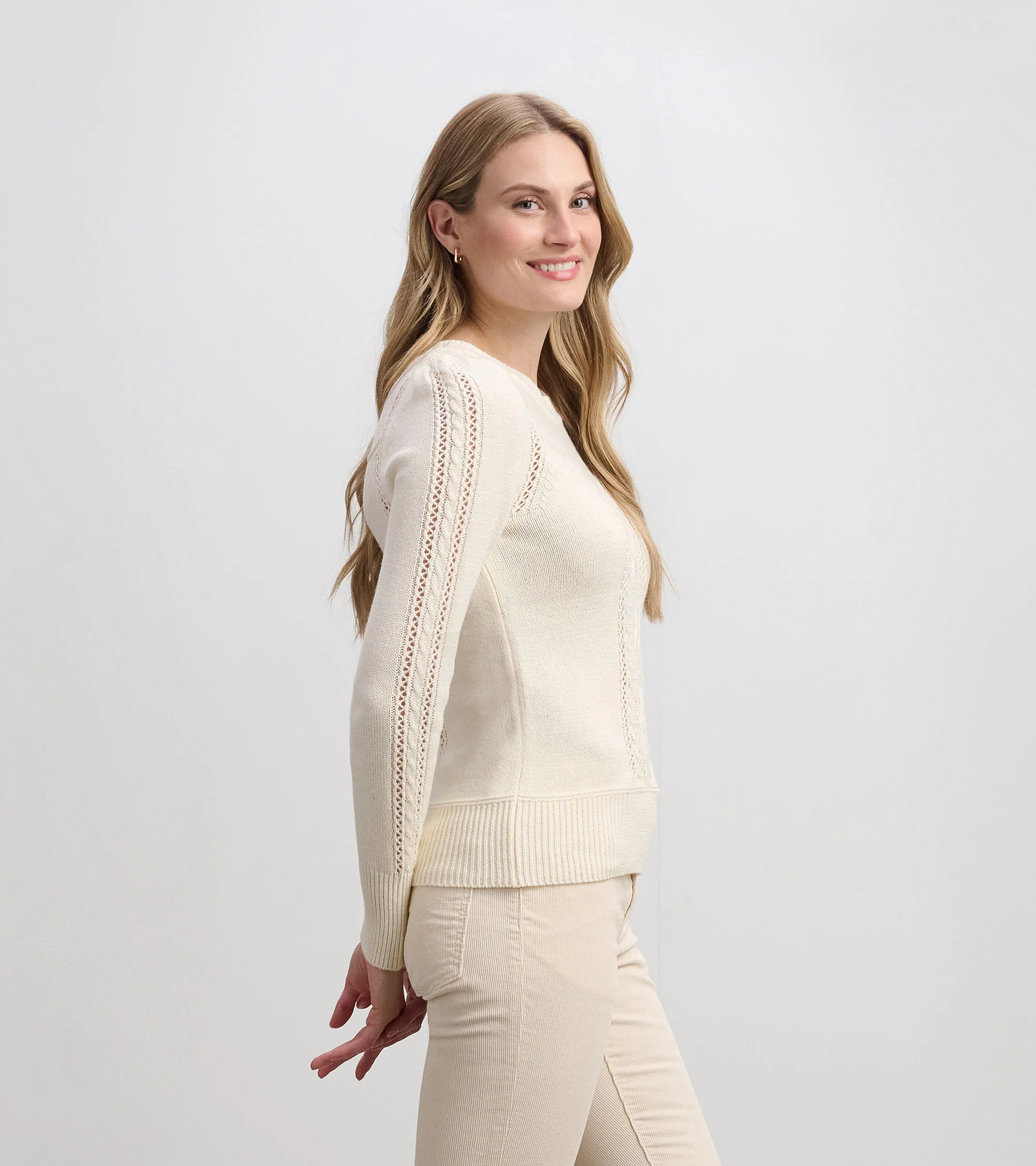 Phoebe Sweater - Cream - Image 3