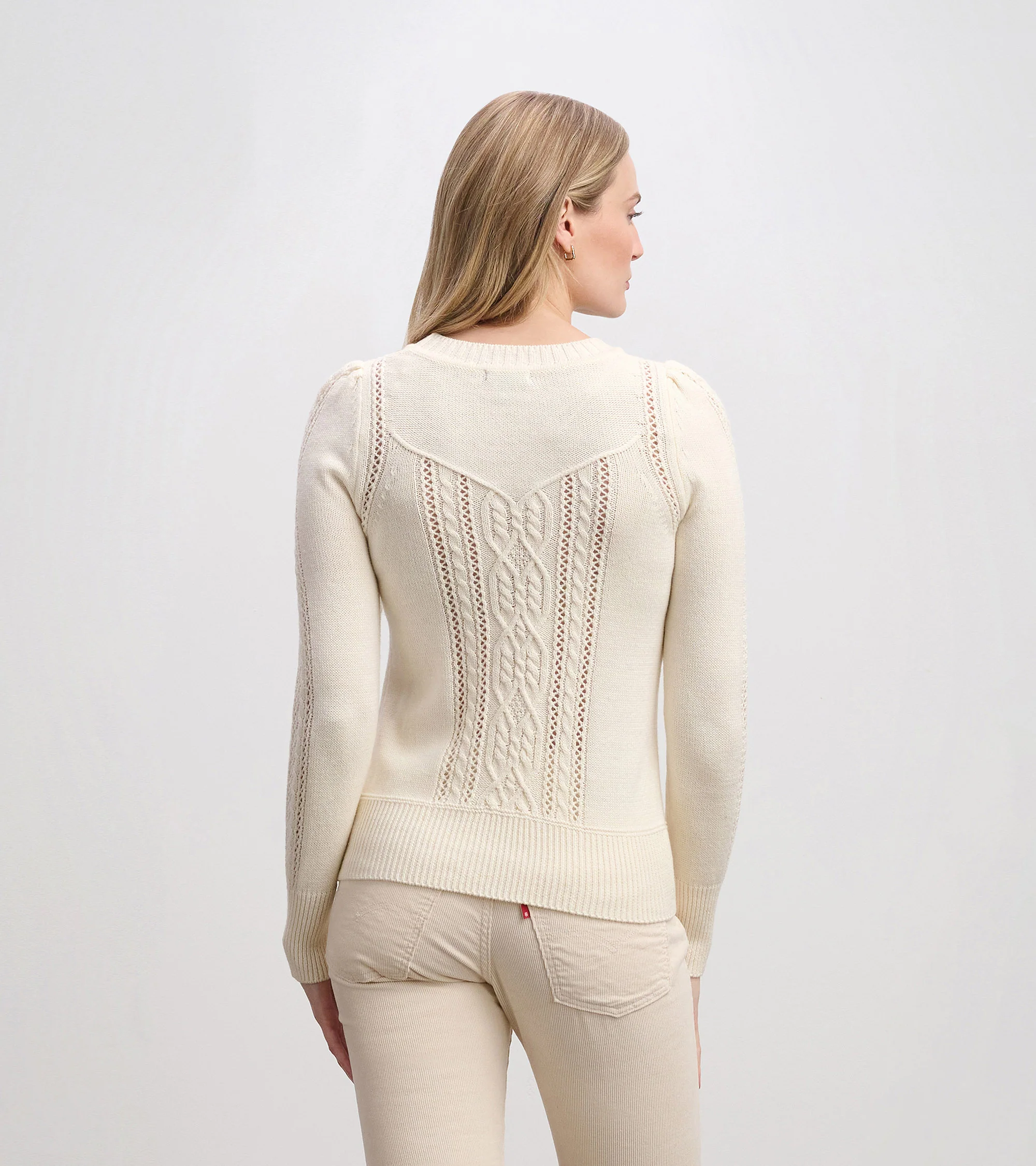 Phoebe Sweater - Cream - Image 4