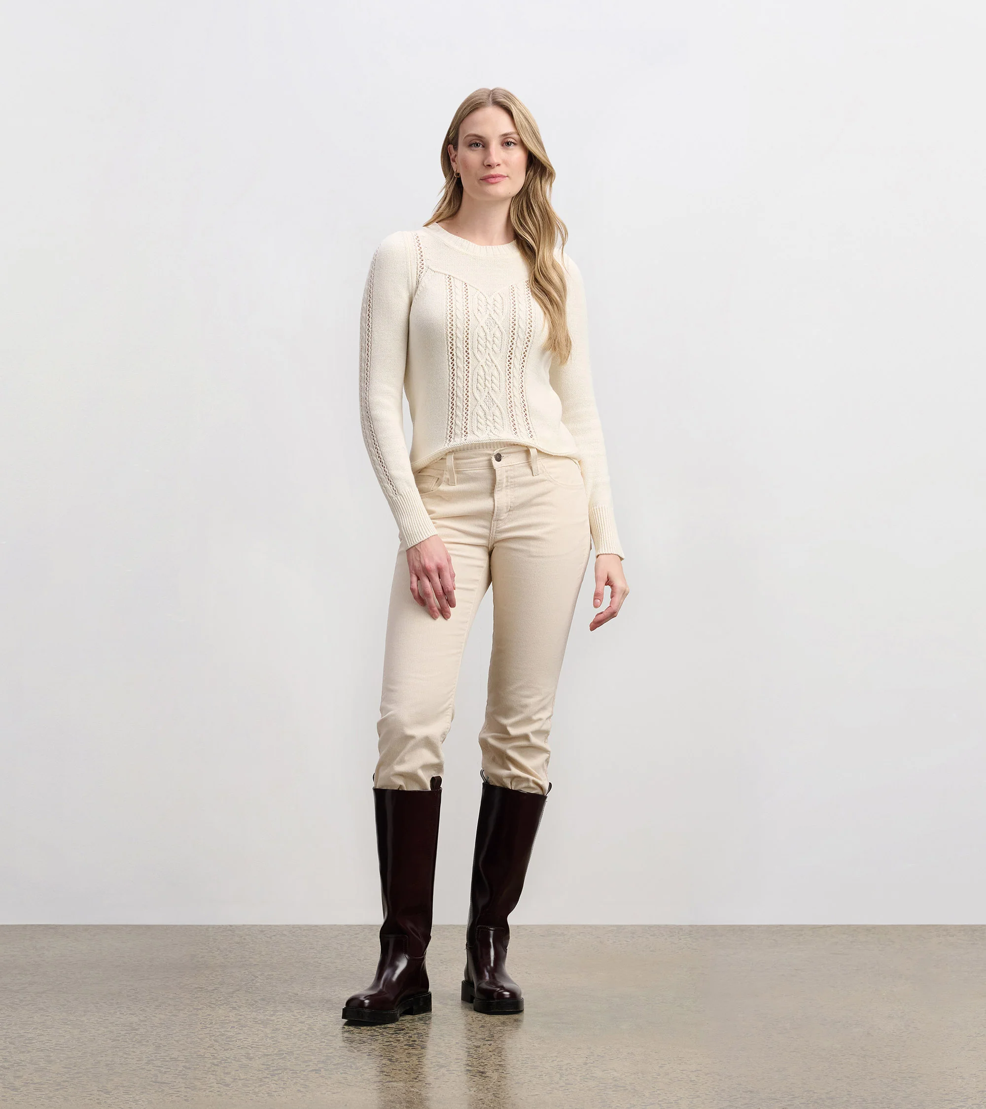 Phoebe Sweater - Cream - Image 5