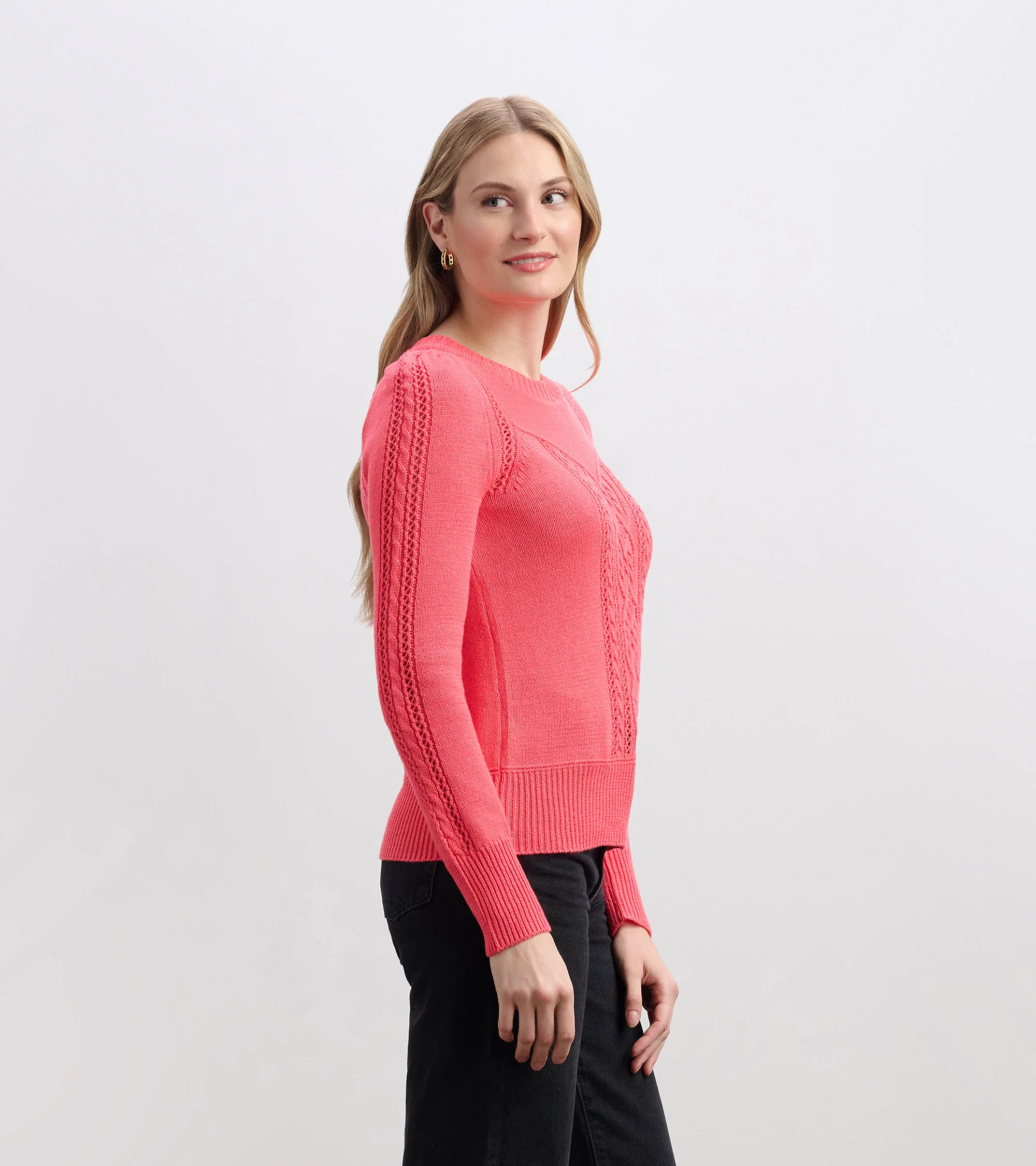 Phoebe Sweater - Neon Melon - Image 3