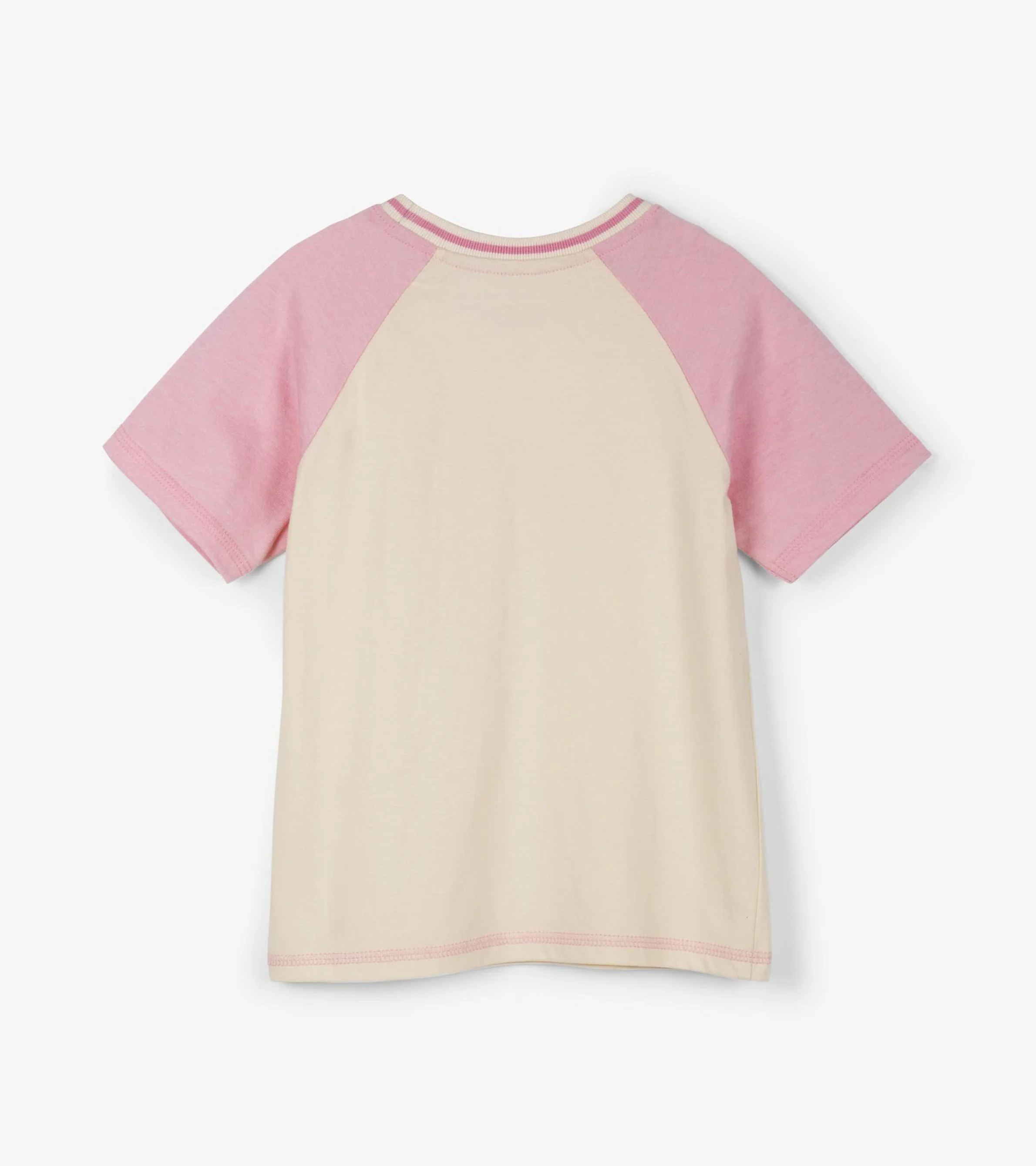 Pink Bear Kids Heritage Raglan Tee - Image 2