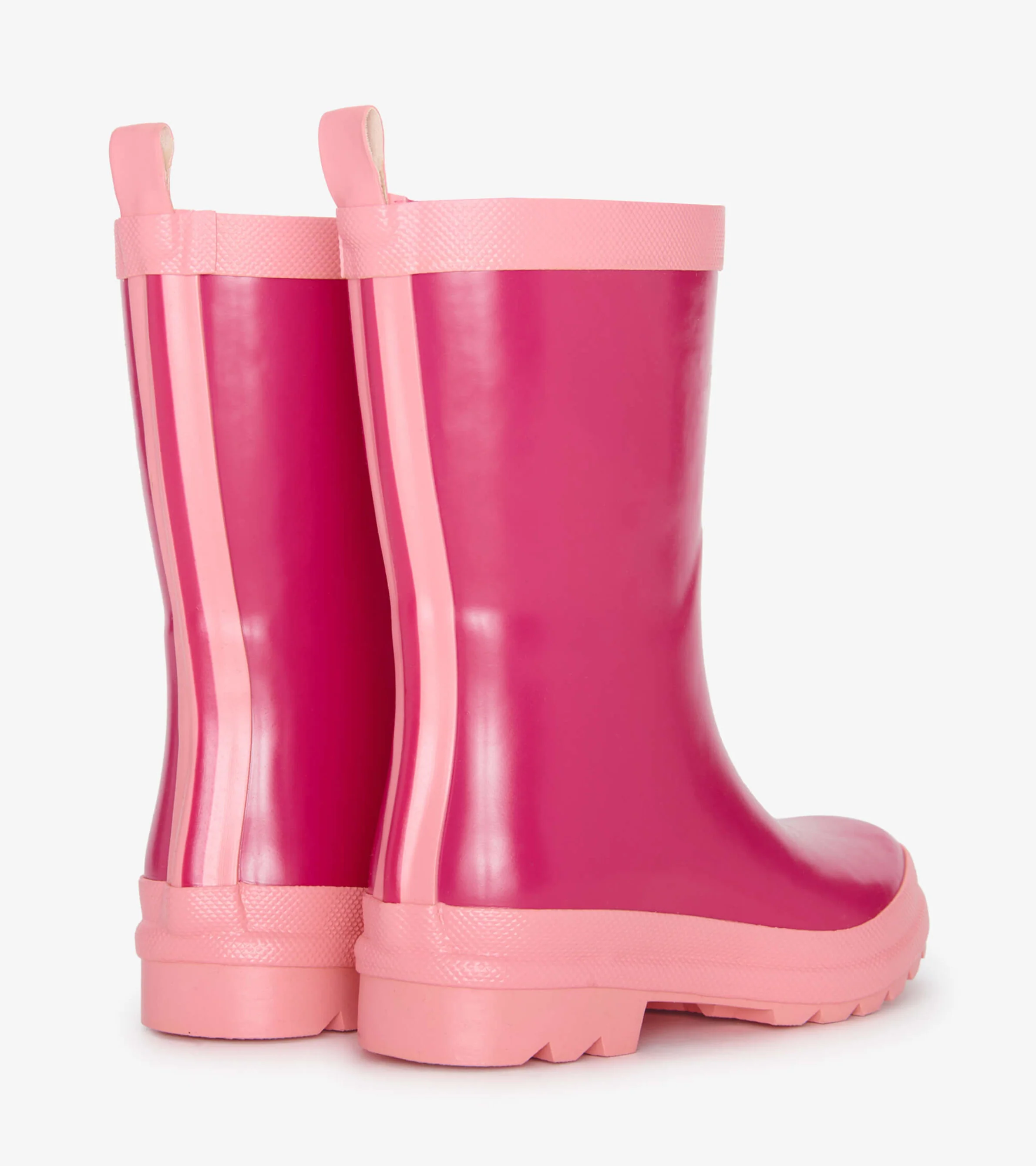 Pink Shiny Rain Boots - Image 2