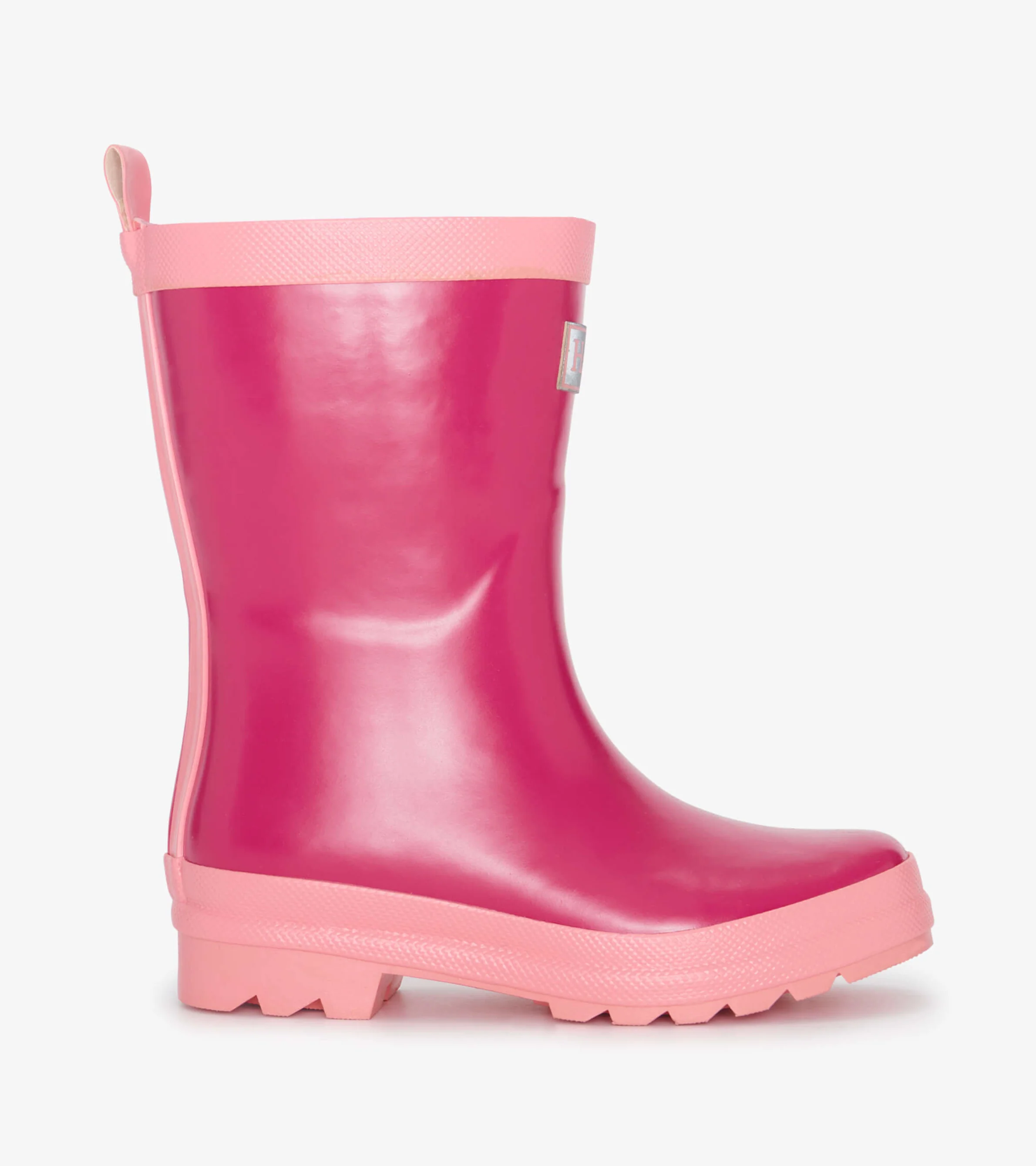 Pink Shiny Rain Boots - Image 3