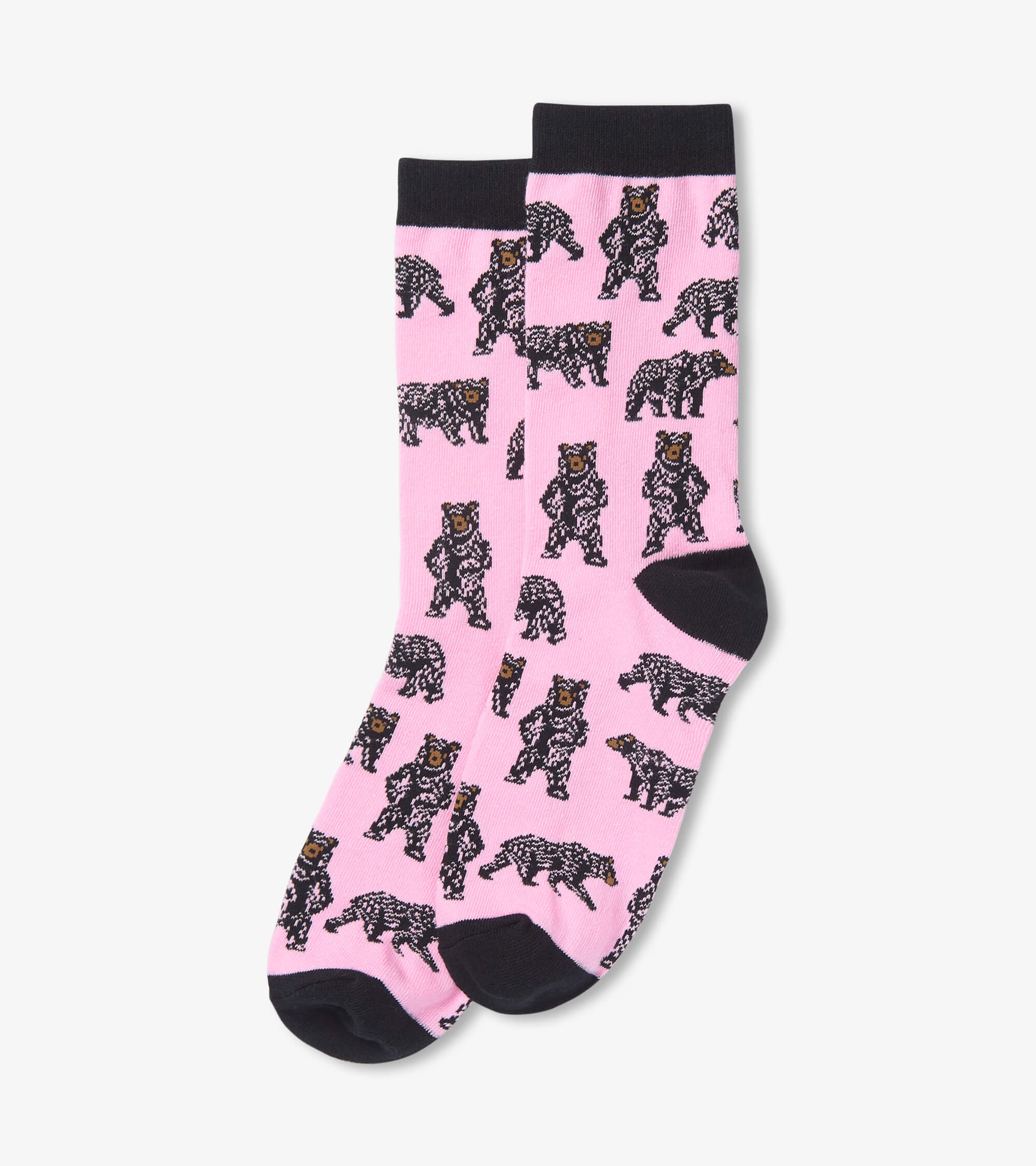Pink Wild Bears Women's Crew Socks - Image 2